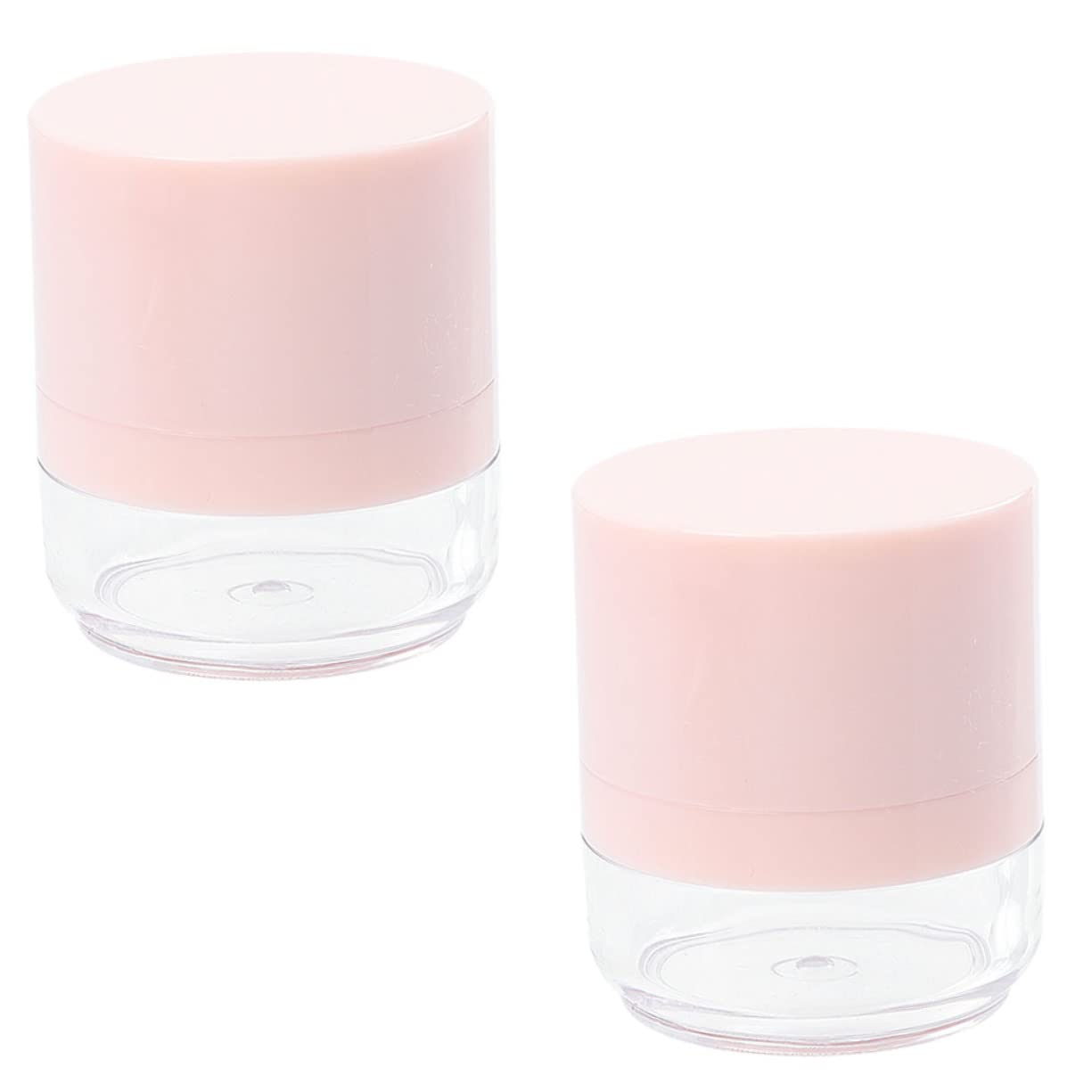 Beautyful 2pcs Compact Makeup Sponge Case - Mushroom Shape Powder Puff Container for Loose Powder & Foundation - Pink Cosmetic Storage Box for Women | Perfect for Travel, Home & Professional Makeup Organization