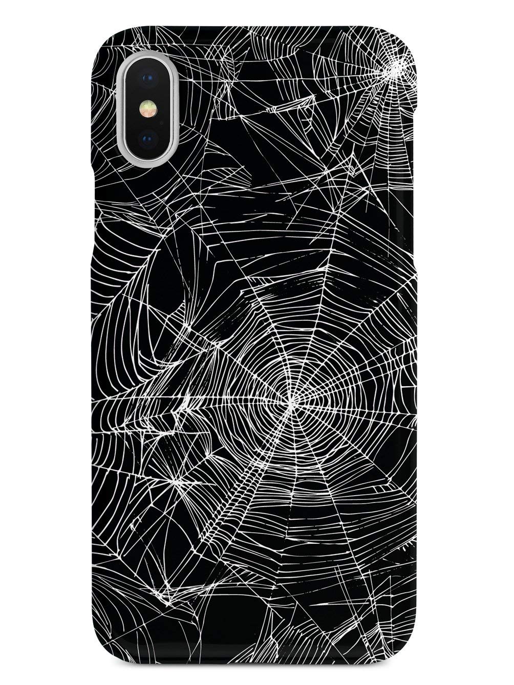 3D Textured Spider Web Protective Case for iPhone Xs Max - Shockproof Slim Fit Cover with Non-Slip Grip - Perfect for Outdoor Activities & Daily Use