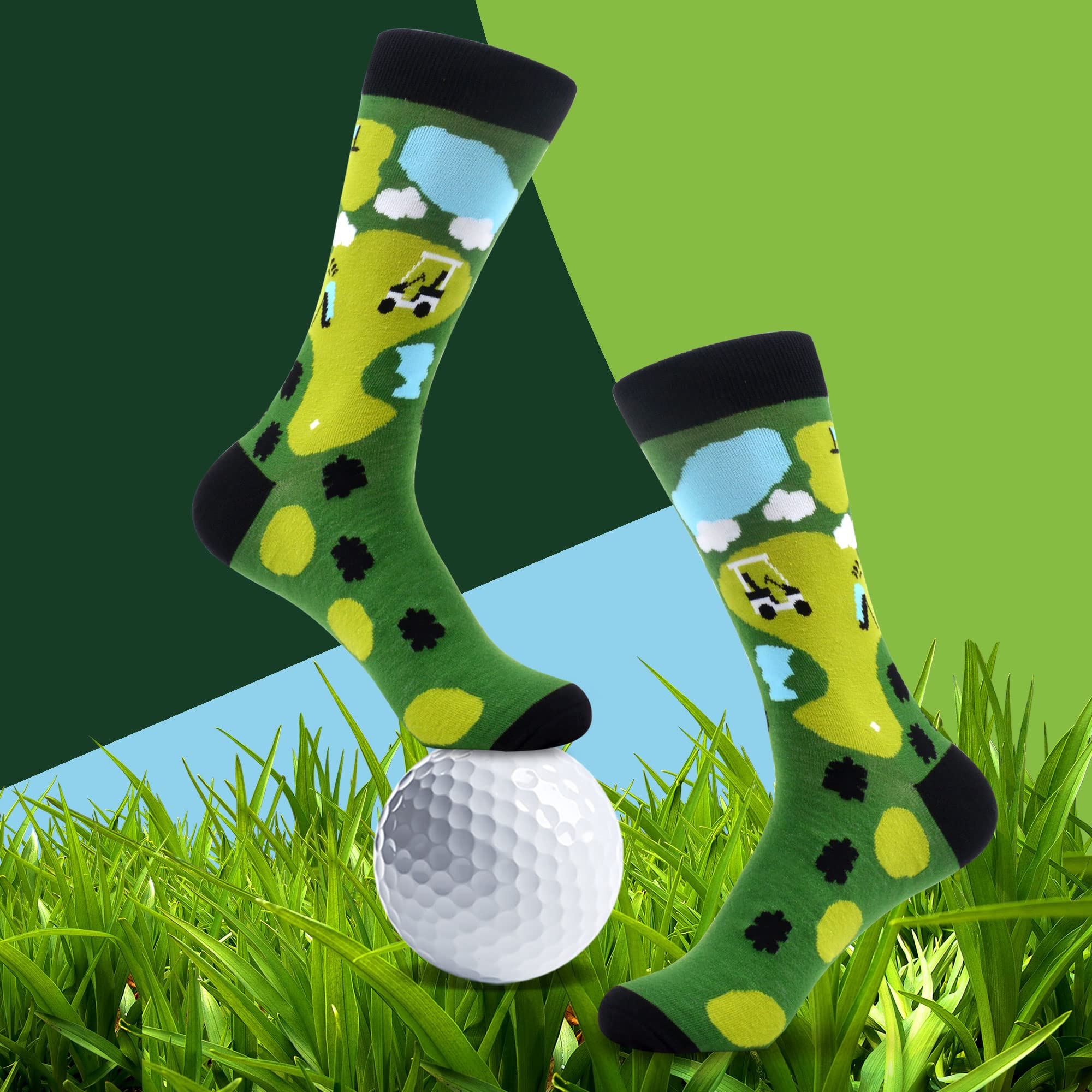 **WeciBor Men's Colorful Cotton Crew Socks Pack - Fun & Stylish Novelty Socks for Casual Wear, Gifts, and Everyday Comfort**