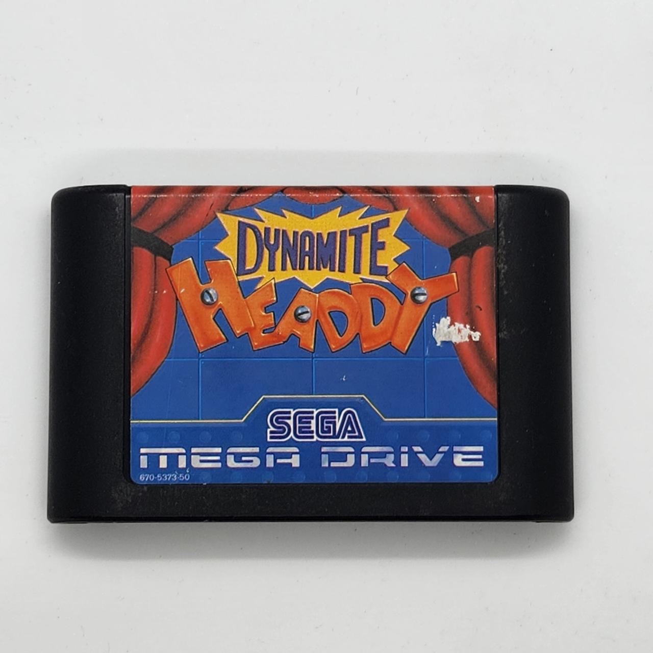 Dynamite Headdy Sega Mega Drive Game Cartridge - Classic Retro Video Game for Sega Genesis | Perfect for Collectors & 90s Gaming Nostalgia
