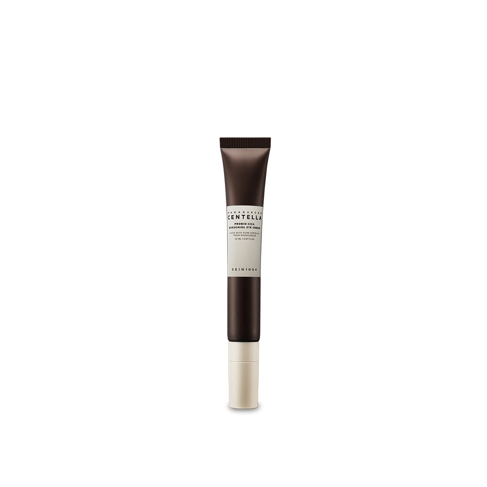 Skin1004 Madagascar Centella Probio Cica Bakuchiol Eye Cream for Dark Circles, Wrinkles & Puffiness - Soothing & Hydrating Under Eye Treatment for Sensitive Skin - Perfect for Night Care & Travel Skincare Routine