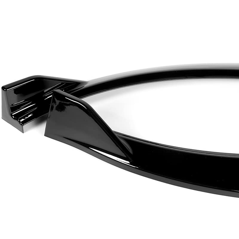 3PCS Front Bumper Lip Kit for 2011-2014 Chevrolet Cruze - STP Style Splitter Trim Protection Spoiler & Air Dam Chin Diffuser (Painted Black) | Enhances Aerodynamics & Sporty Look for Street Racing & Car Shows
