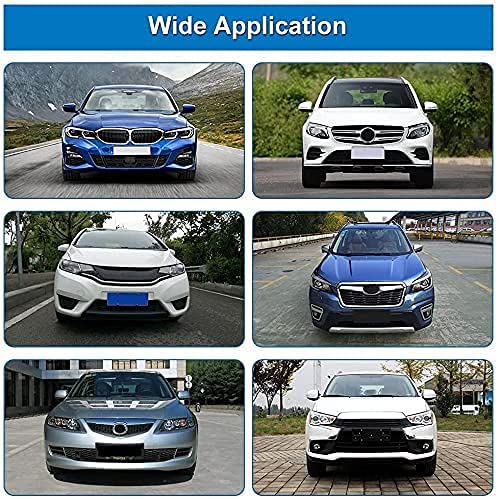 Universal ABS Front Bumper Lip Spoiler - Glossy Black Front Splitter Body Kit for Most Small Cars | Enhance Style & Aerodynamics for Sedans, Coupes, and Hatchbacks | Perfect for Street Racing & Car Shows