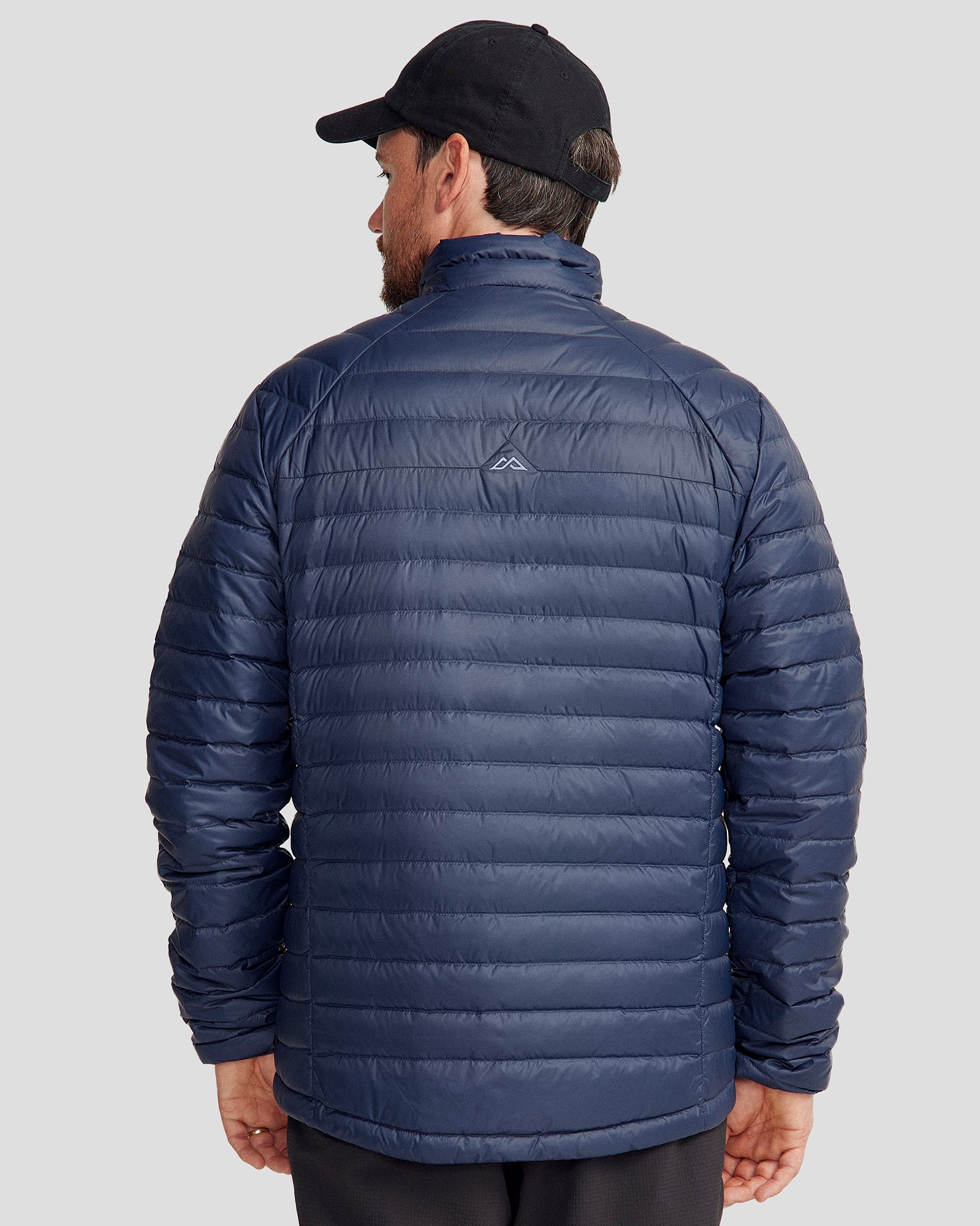 Men's Heli Down Jacket v4 - Lightweight Warm Winter Coat, Waterproof & Windproof, Pure Navy Blue - Perfect for Skiing, Hiking & Outdoor Adventures