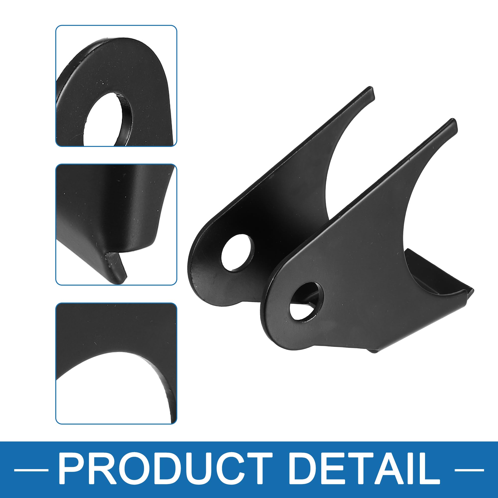 GMC Sierra 1500 1999-2006 Rear Upper Shock Absorber Bracket 523-288 - Heavy Duty Metal Black Shock Mount Repair Bracket (Set of 2) - Perfect for Off-Roading, Towing & Suspension Upgrades