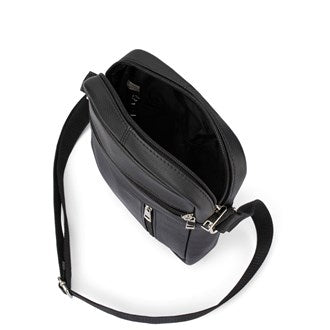 MSG 31 Genuine Leather Crossbody Bag for Women - Stylish Black Shoulder Bag - Perfect for Work, Travel & Everyday Use