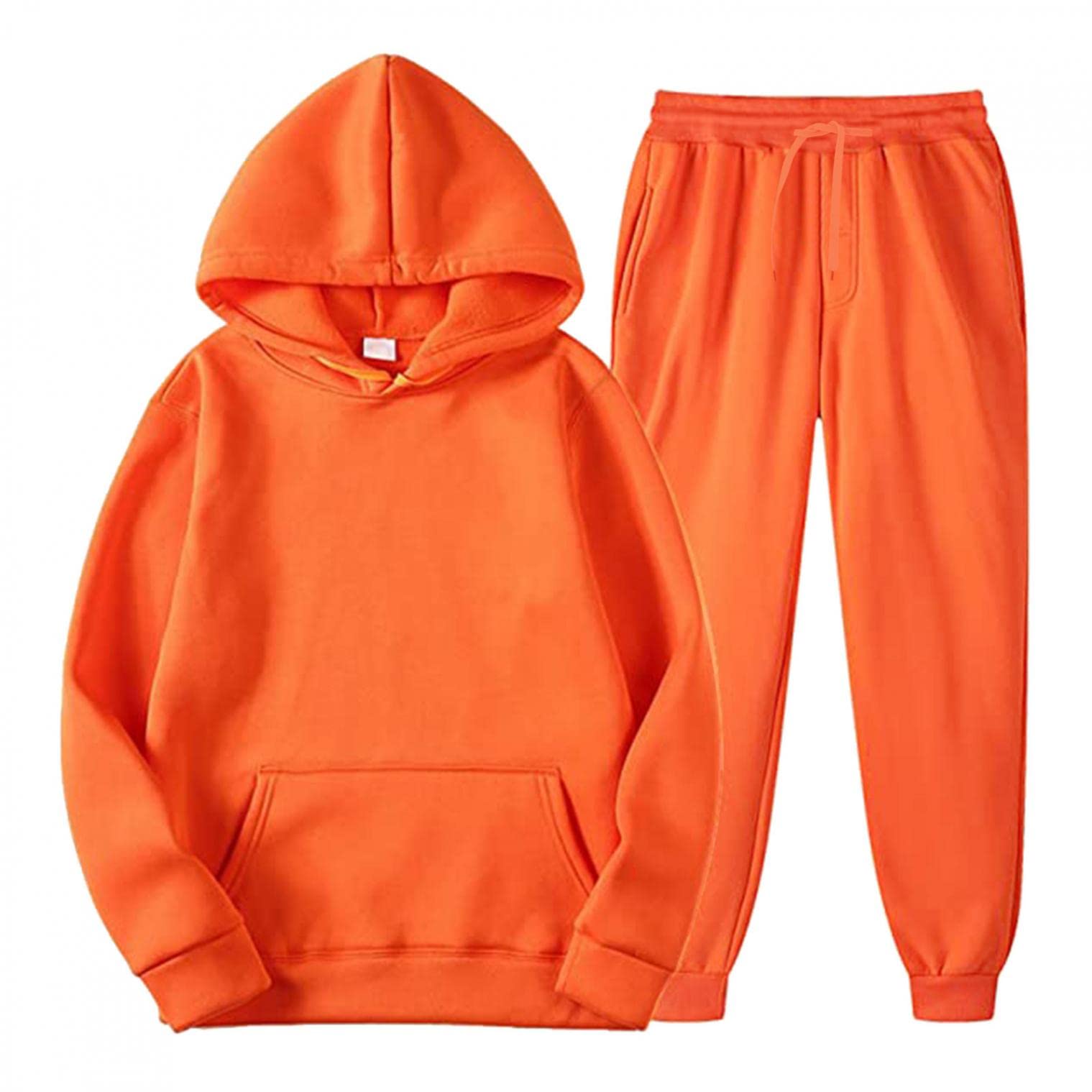 Women's Winter Fleece Sweatsuits - Cozy Sweatshirt & Sweatpants Set with Hoodie & Joggers for Workout, Lounge & Outdoor Activities | Warm Tracksuit Outfit for Cold Weather