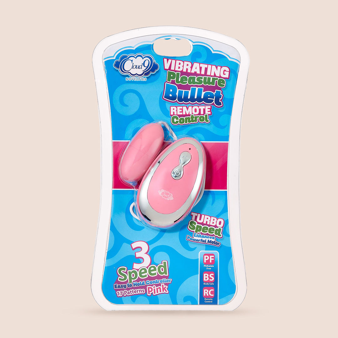 Pink Pleasure Bullet - Rechargeable Vibrating Bullet with Wireless Remote Control for Couples & Solo Play | Powerful Mini Massager for Sensual Intimacy & Relaxation