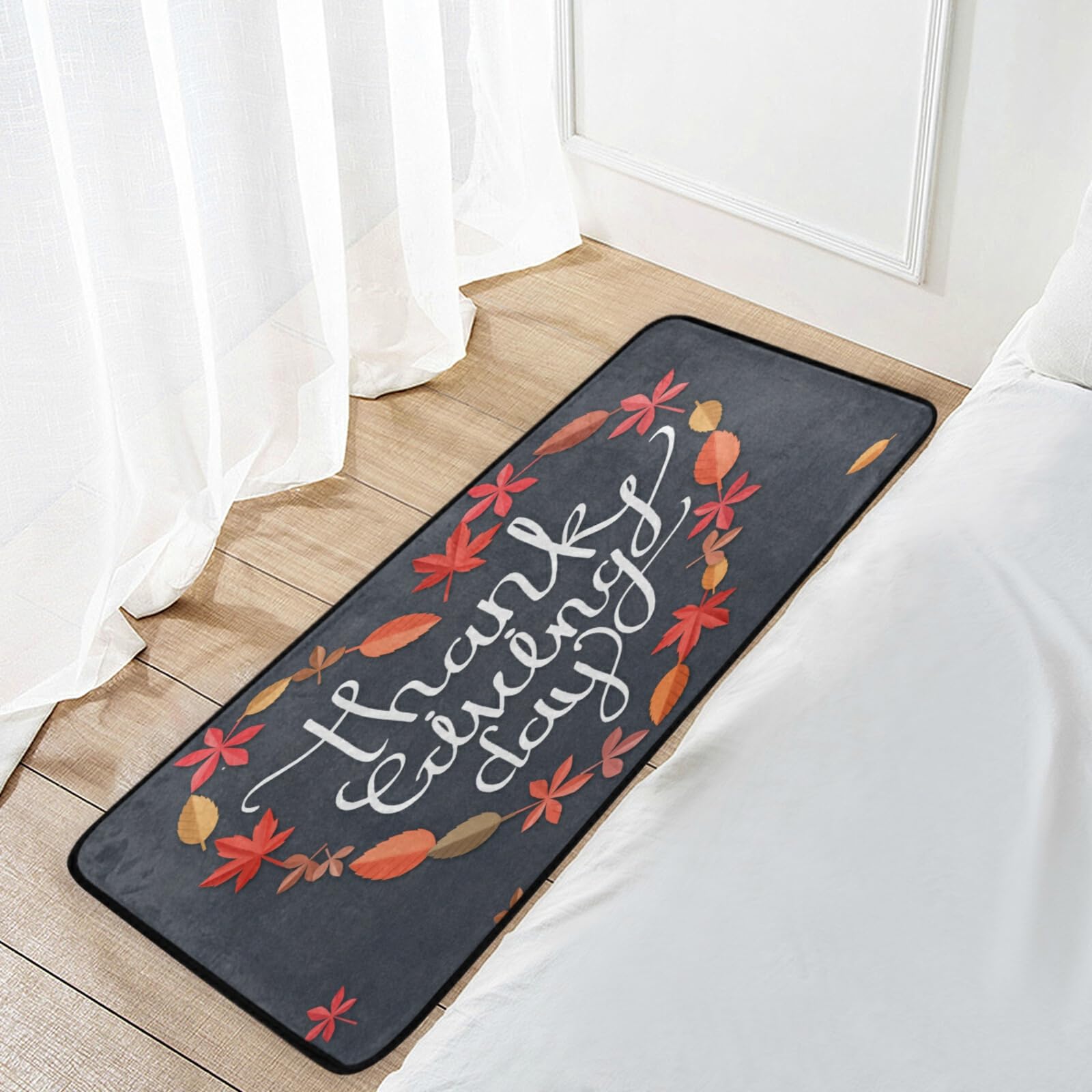 Non-Slip Washable Kitchen Rugs and Mats - Absorbent Cushioned Floor Mat for Sink Area - 39
