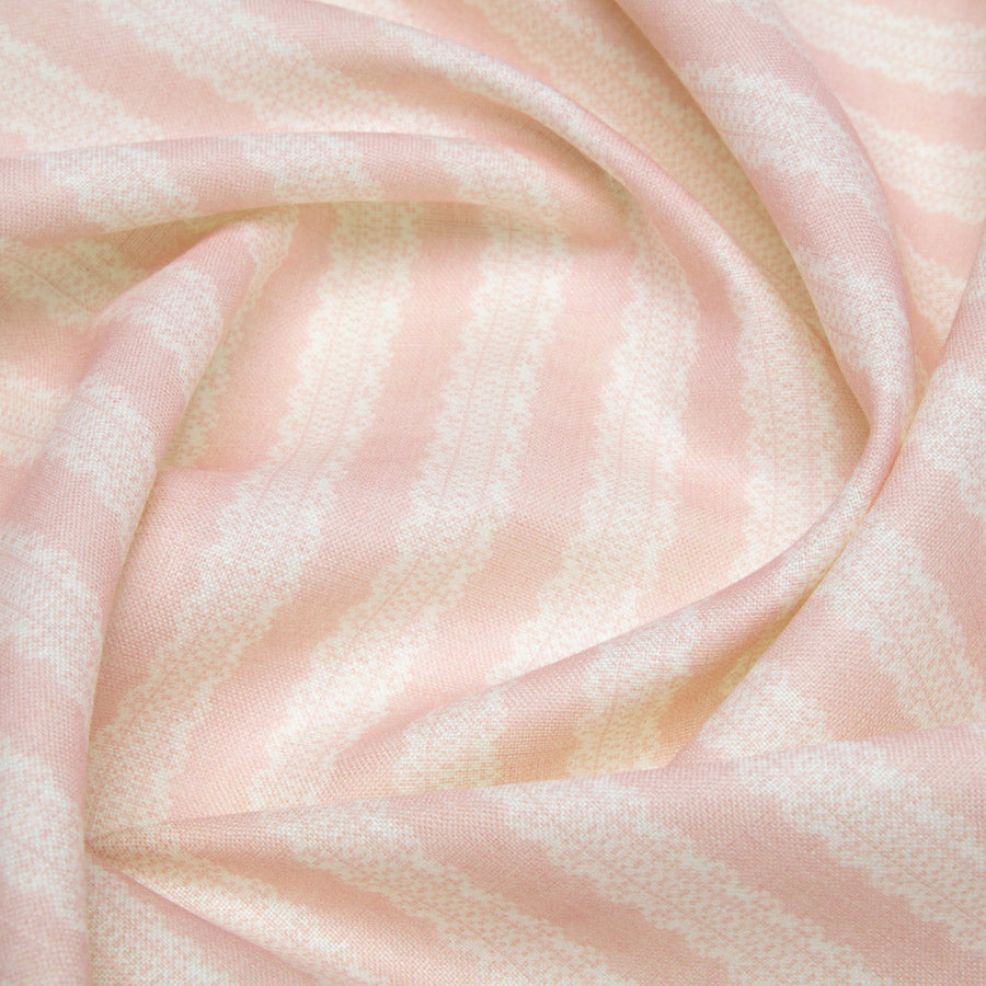 Torchon Stripe Linen Tablecloth - Elegant Blossom Pattern for Dining & Home Decor | Perfect for Weddings, Parties & Everyday Use