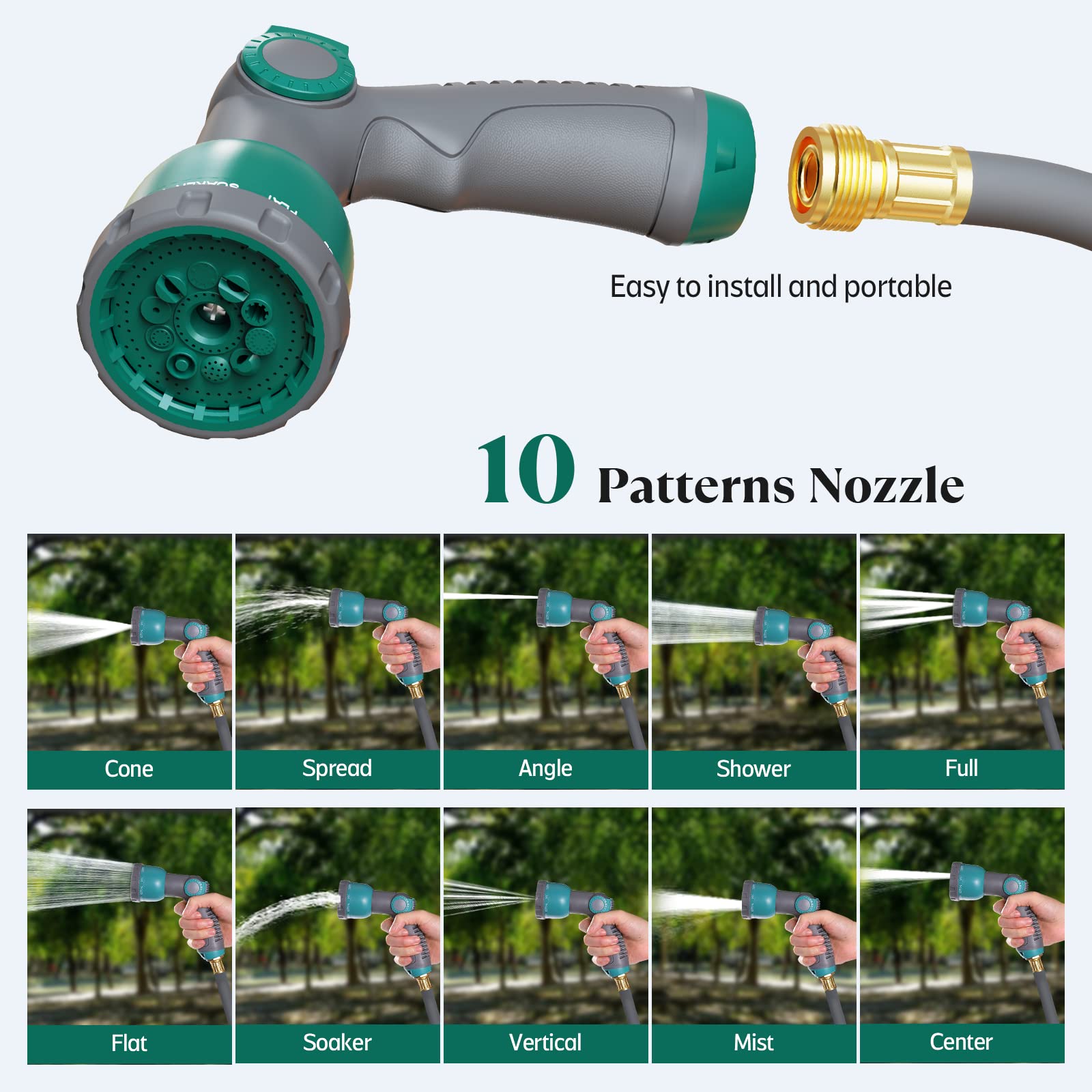 Heavy Duty Retractable Garden Hose Reel 1/2