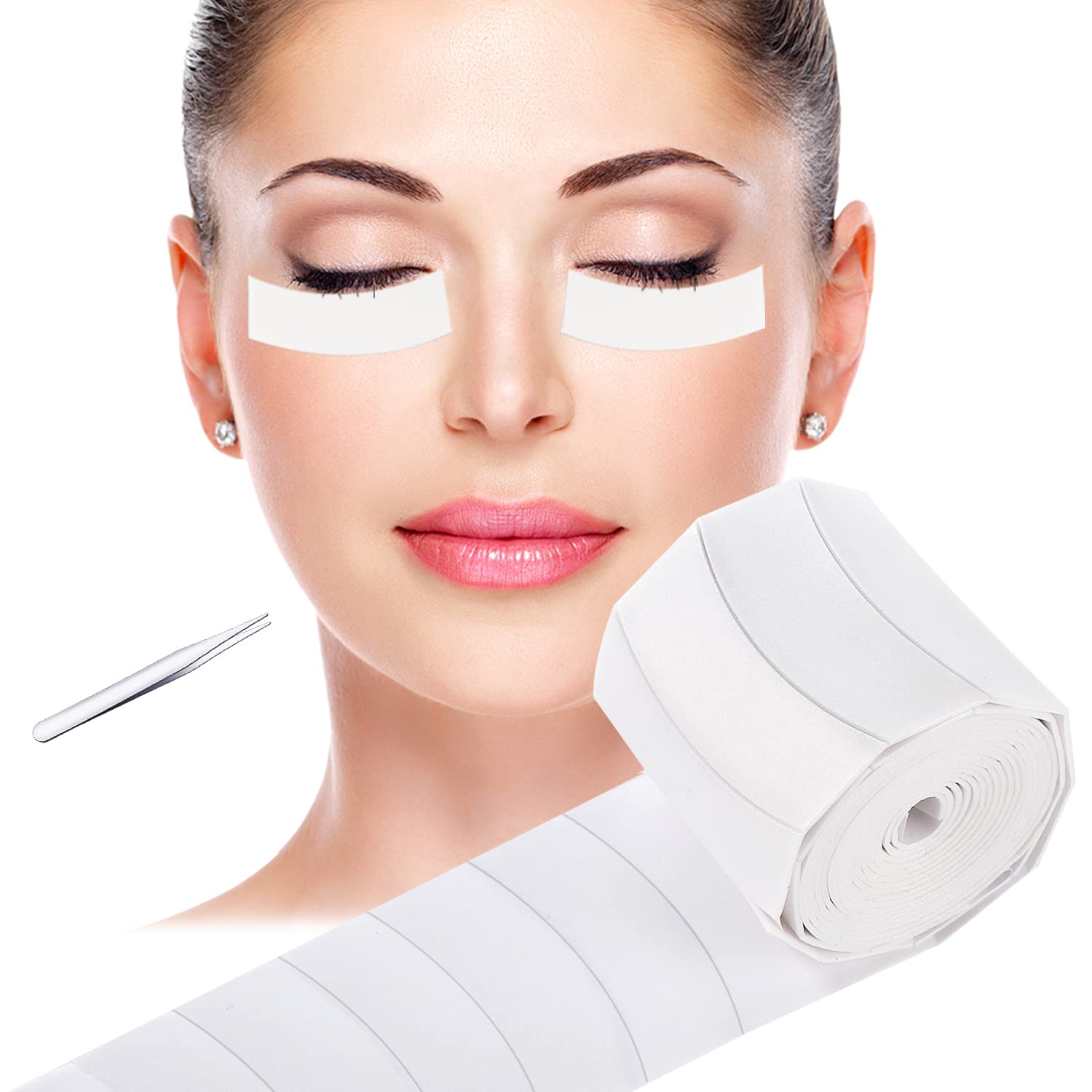 240Pcs Pre-Cut Foam Under Eye Pads for Eyelash Extensions - Waterproof, Easy Tear Lash Extension Supplies for Professional & Home Use - Perfect for Salons, DIY Lash Artists & Beauty Enthusiasts