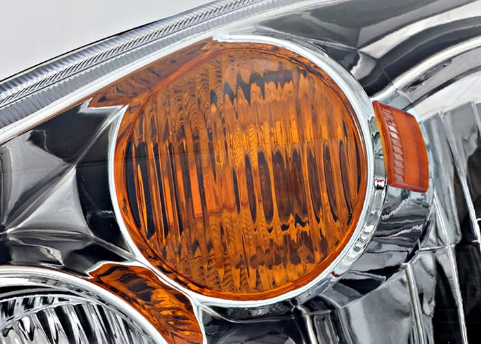 Nissan Altima Headlights Replacement Set - Compatible with 2002 2003 2004 Models - Halogen Headlamps for Driver & Passenger Side - Perfect for Night Driving and Foggy Conditions