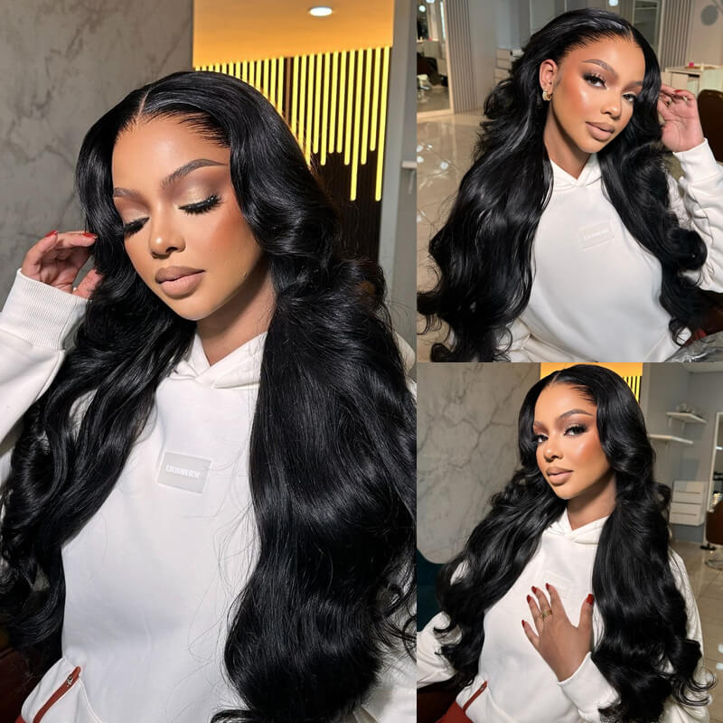 Eullair No-Sew 5x5 13x4 13x6 Lace Front Wigs - Straight/Body Wave/Deep Wave/Curly Human Hair 200% Density | Perfect for Daily Wear, Parties & Special Occasions