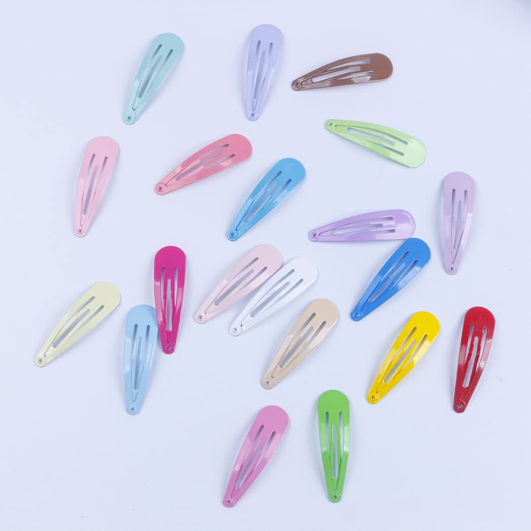 Elegant Thick Curly Long Thin Non-Slip Decorative Hair Barrettes - 80PCS Metal Snap Hair Clips for Teens & Kids - Fashion Hair Accessories for School, Parties & Daily Styling