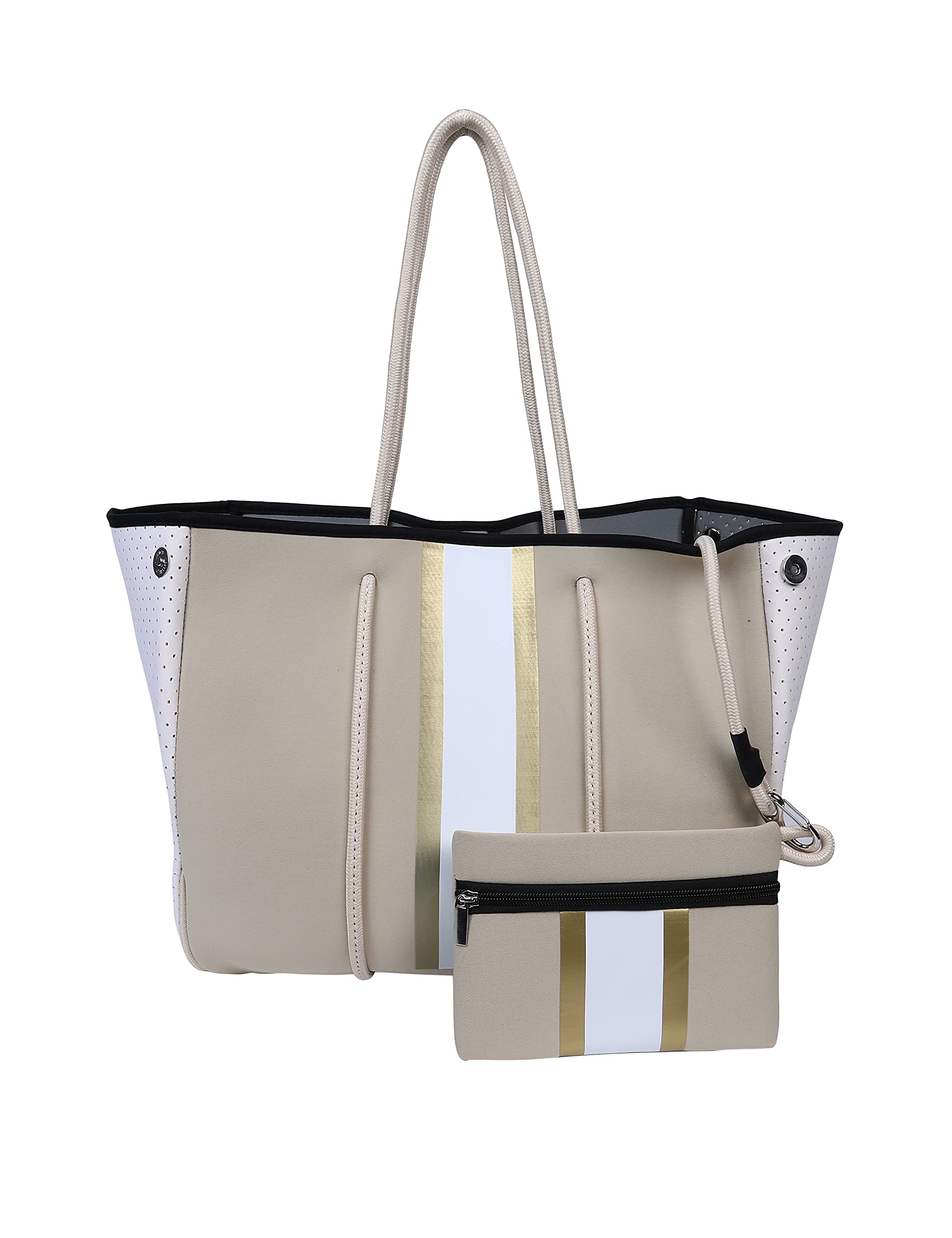 Trymall Large Travel Tote Bag - Waterproof Multipurpose Shoulder Bag for Women, Teachers, Beach & Lunch - Perfect for Work, Shopping, Gym and Vacation
