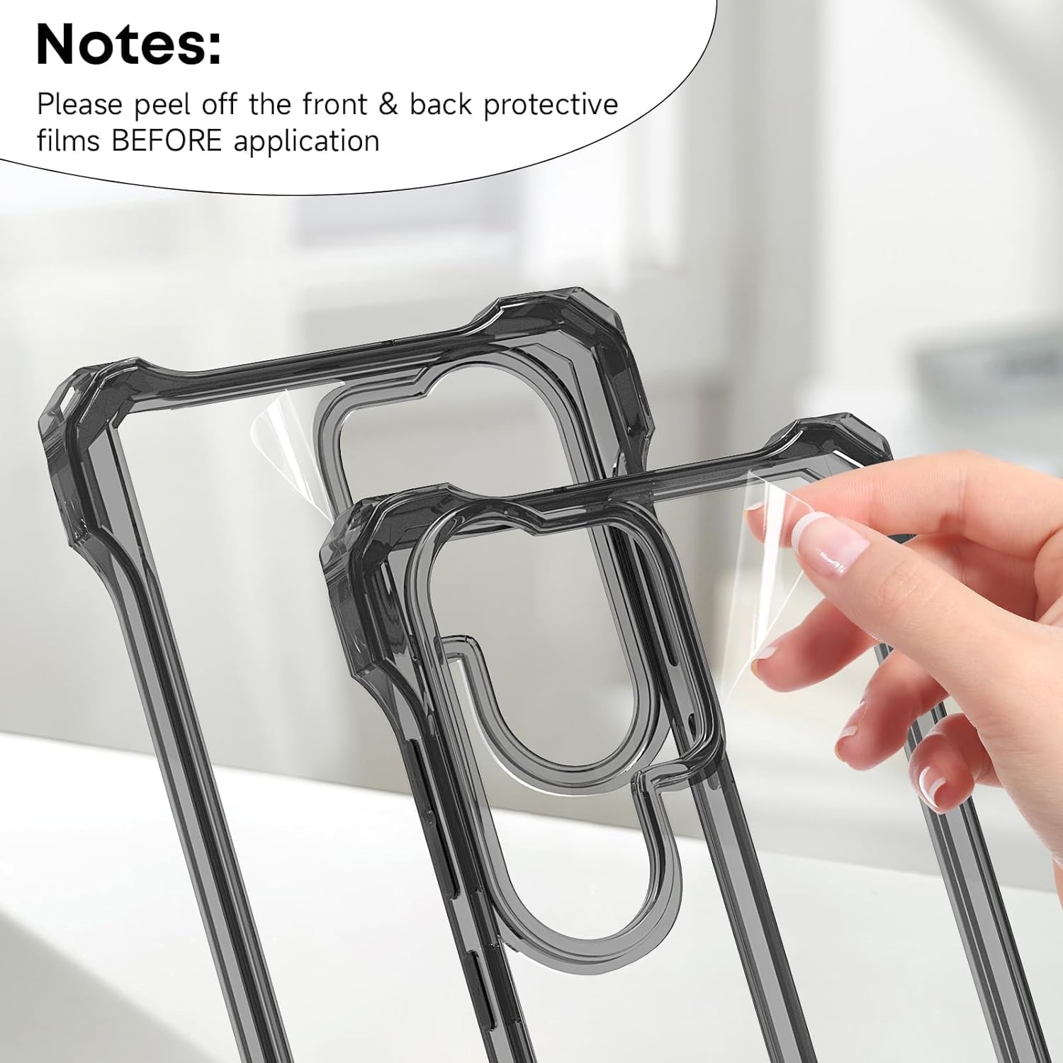 **Samsung Galaxy S24 Ultra Crossbody Phone Case - Clear Transparent PC with Adjustable Neck Strap | Hands-Free Protection for Running, Travel & Outdoor Activities**