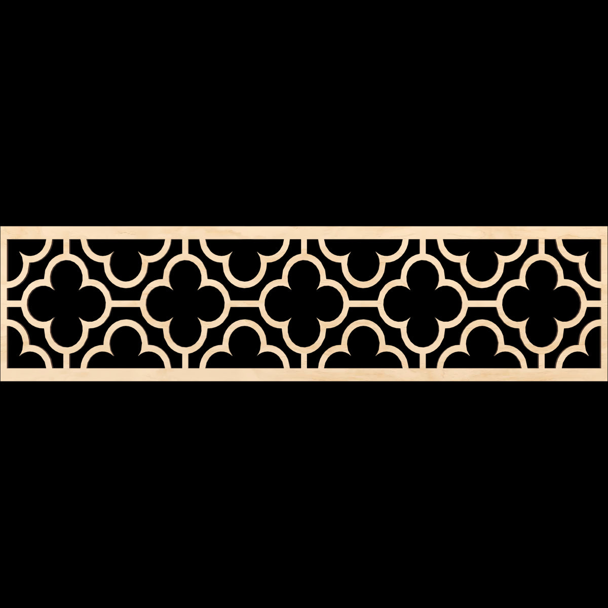 Chicago Fretwork Moulding - Decorative Wood Trim for Home & Furniture | Perfect for DIY Projects, Wall Paneling, and Cabinet Accents