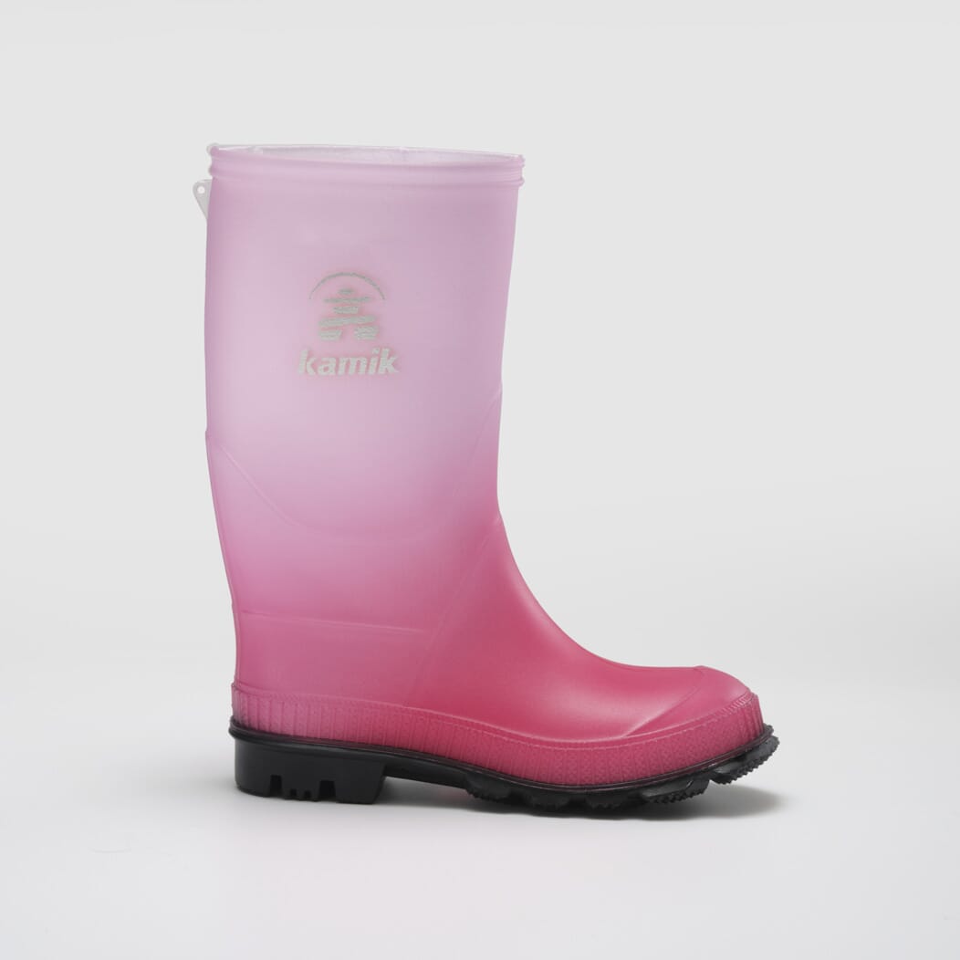 Stomp Print Kids' Rain Boots - Waterproof Children's Rubber Boots for Outdoor Play, Puddles & Gardening | Fun & Comfortable Toddler Rain Shoes