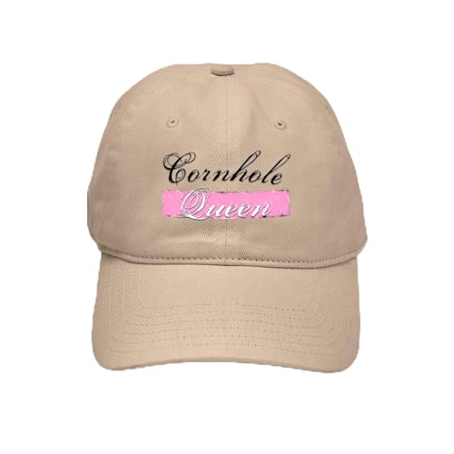 Khaki - Cornhole Queen Cap