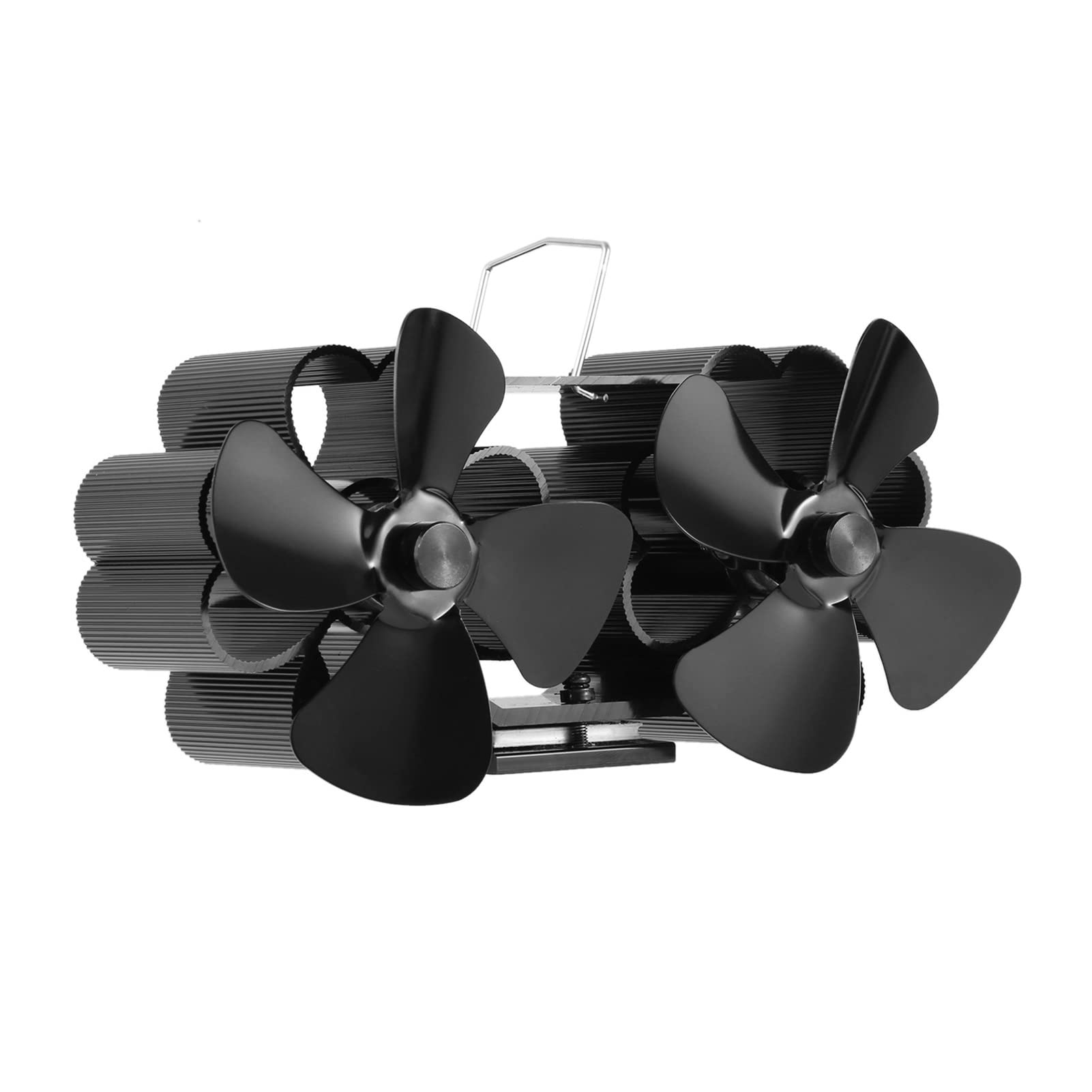 Efficient Heat Powered Wood Stove Fan - Flue Hanging Fireplace Fan for Wood Burning Stoves | Improves Heat Distribution in Home | Perfect for Living Rooms, Cabins & Winter Heating