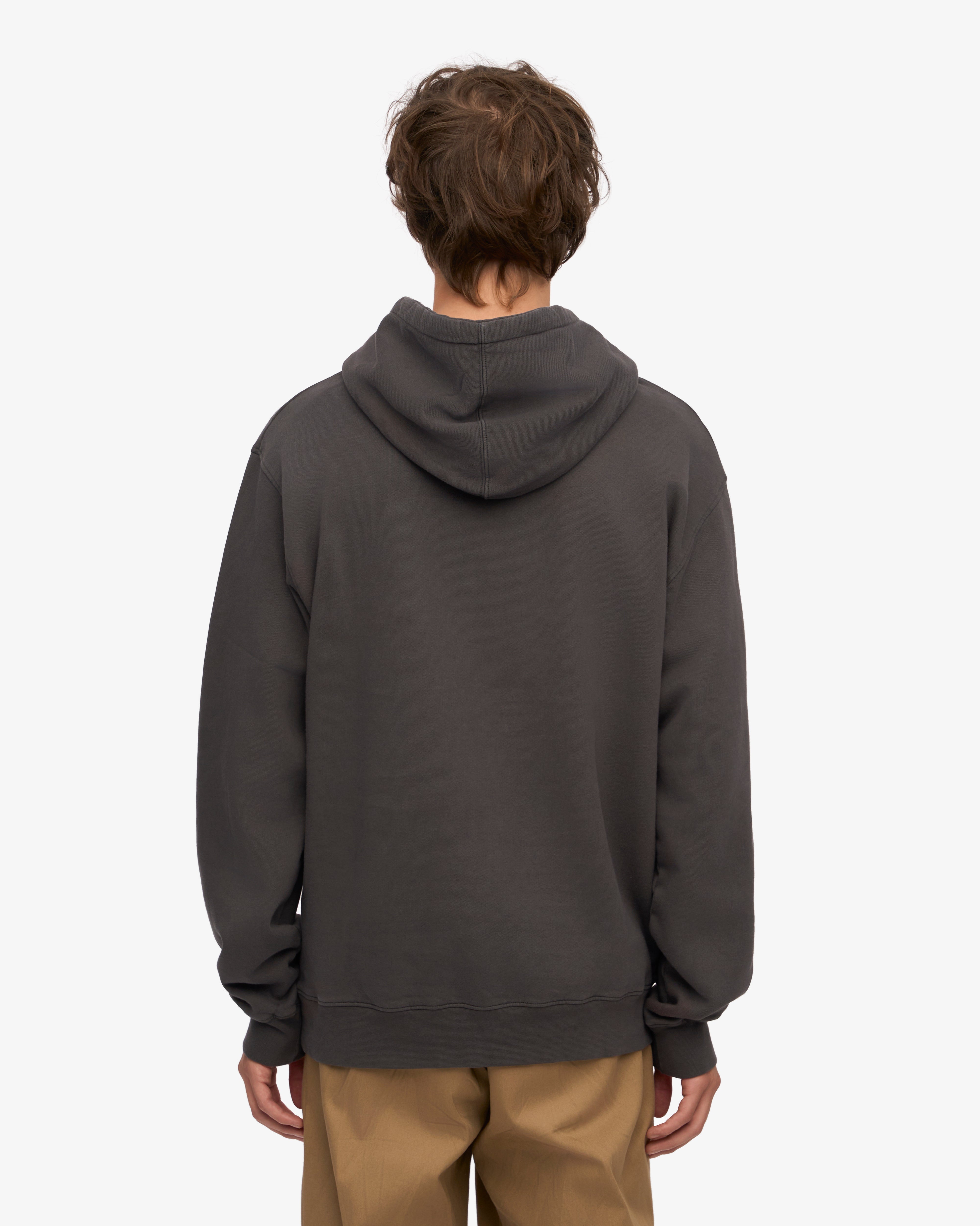 Classic Organic Hooded Sweatshirt for Men & Women - Soft Lava Grey Cotton Pullover | Perfect for Casual Wear, Outdoor Activities & Lounge Comfort