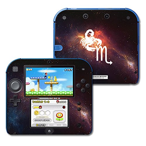 Premium MightySkins Vinyl Decal Wrap for Nintendo 2DS - Scorpio Design | Protective & Durable Skin Cover | Easy to Apply & Remove | Made in USA | Perfect for Gaming Protection & Customization