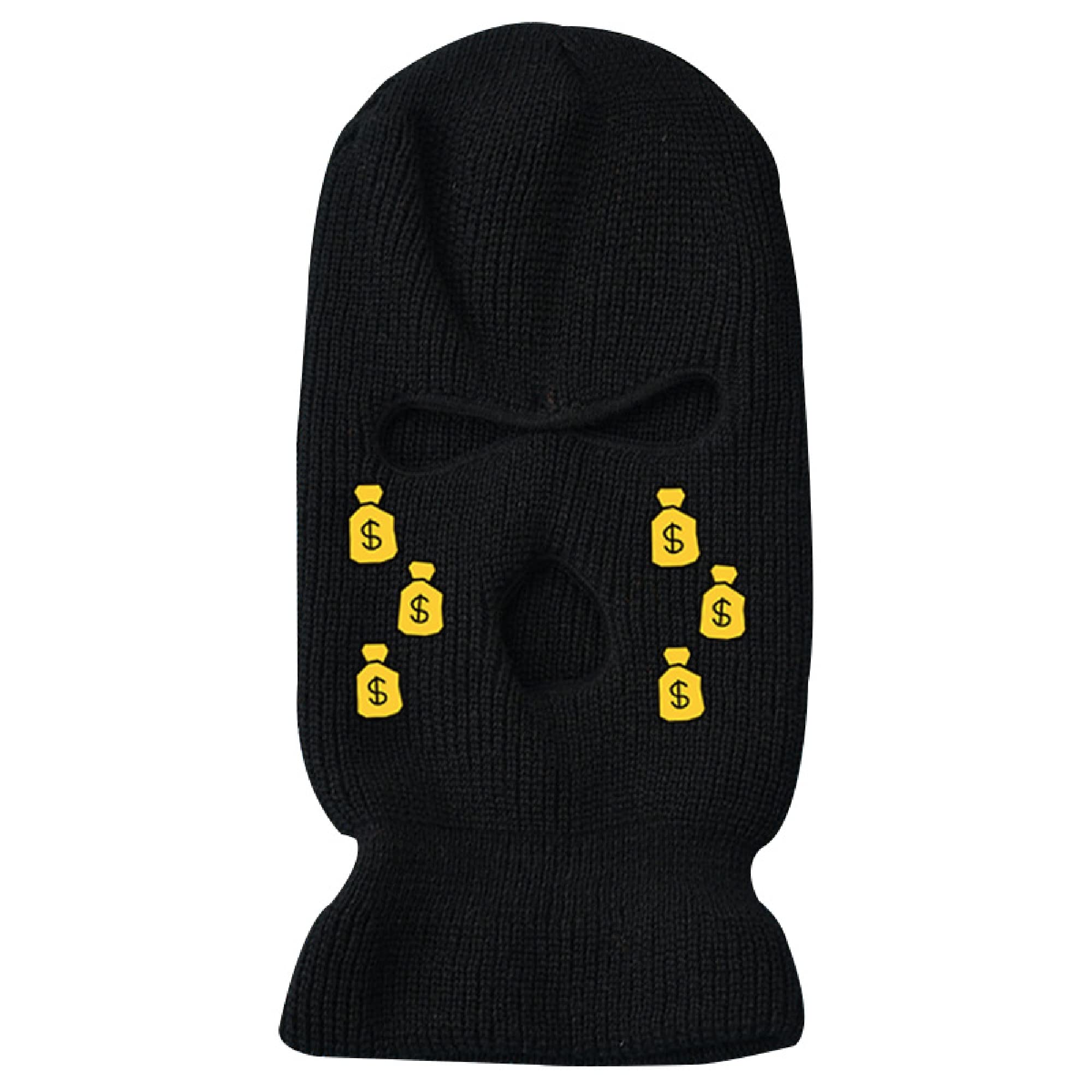IMSWW 3-Hole Wool Knit Ski Mask - Winter Warm Windproof Balaclava for Skiing, Snowboarding, Cycling & Outdoor Activities