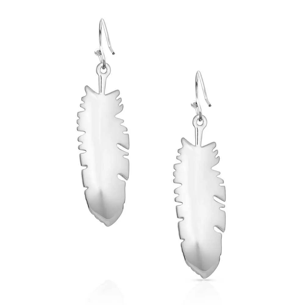Sparkling Feather Earrings for Women - Lightweight Boho Dangle Earrings for Party, Wedding & Everyday Wear