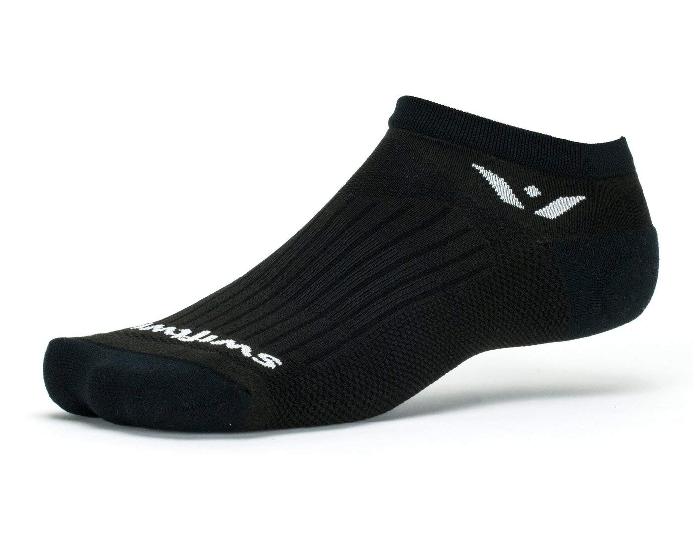 Swiftwick PERFORMANCE ZERO No-Show Cushioned Socks for Golf & Running - Breathable Athletic Socks for Men & Women - Perfect for Sports, Workouts & Outdoor Activities