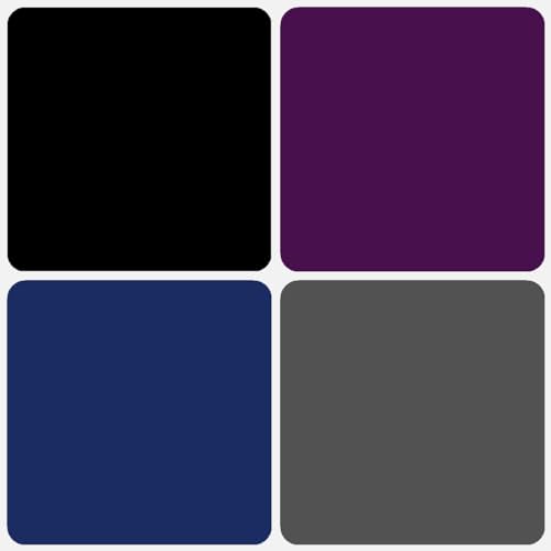 Black/Gray/Purple/Navy