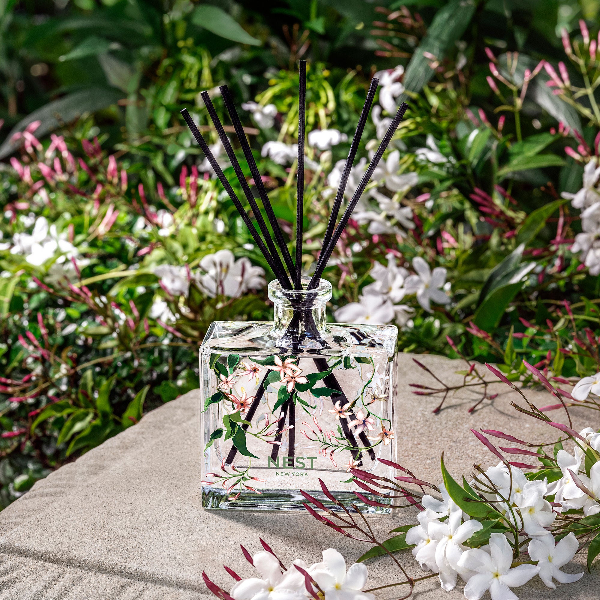 Premium Indian Jasmine Essential Oil Diffuser for Aromatherapy - Relaxing Home & Office Scent for Stress Relief & Better Sleep
