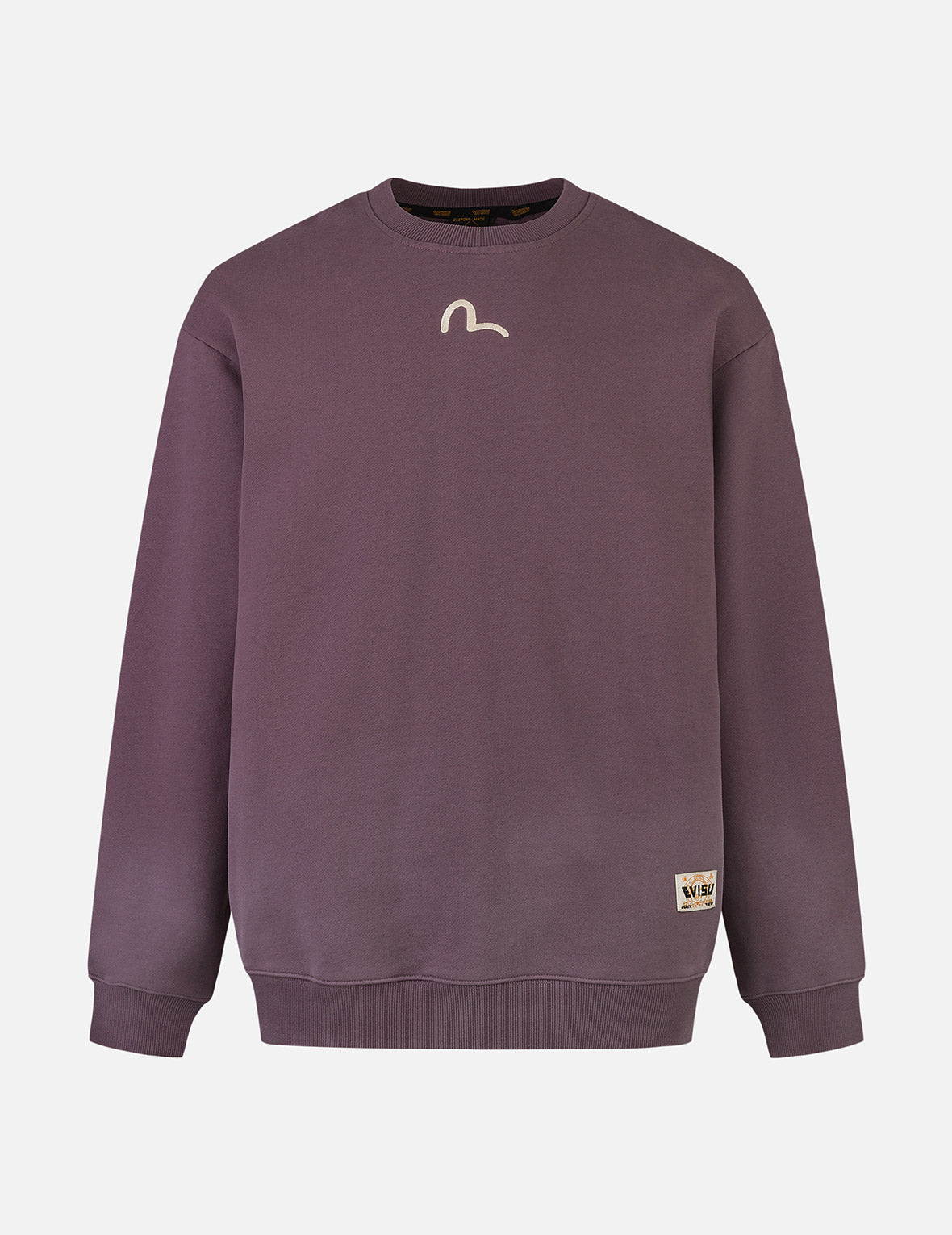 Ebisu Print Multi-Pocket Washed Relaxed Fit Sweatshirt | Vintage Style Pullover for Men & Women | Perfect for Casual Wear, Street Style & Loungewear