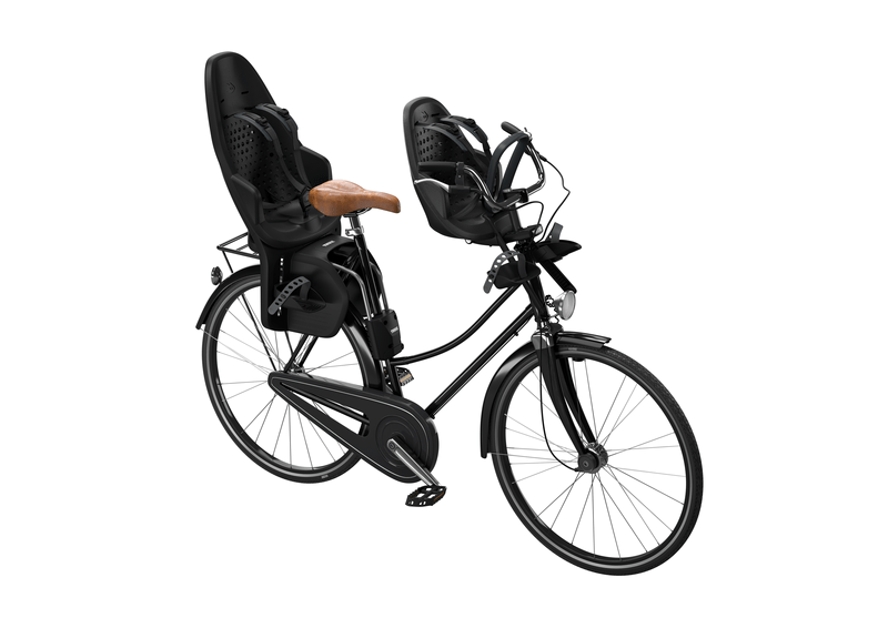 Thule Yepp 2 Maxi Rack Mount Child Bike Seat - Universal Fit for Bicycles, Safe & Comfortable Toddler Carrier - Perfect for Family Cycling, Commuting & Outdoor Adventures