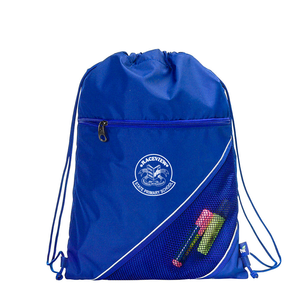 Raceview State School Eco Sprint Bags - Royal Blue Reusable Shopping Tote for School, Groceries & Everyday Use