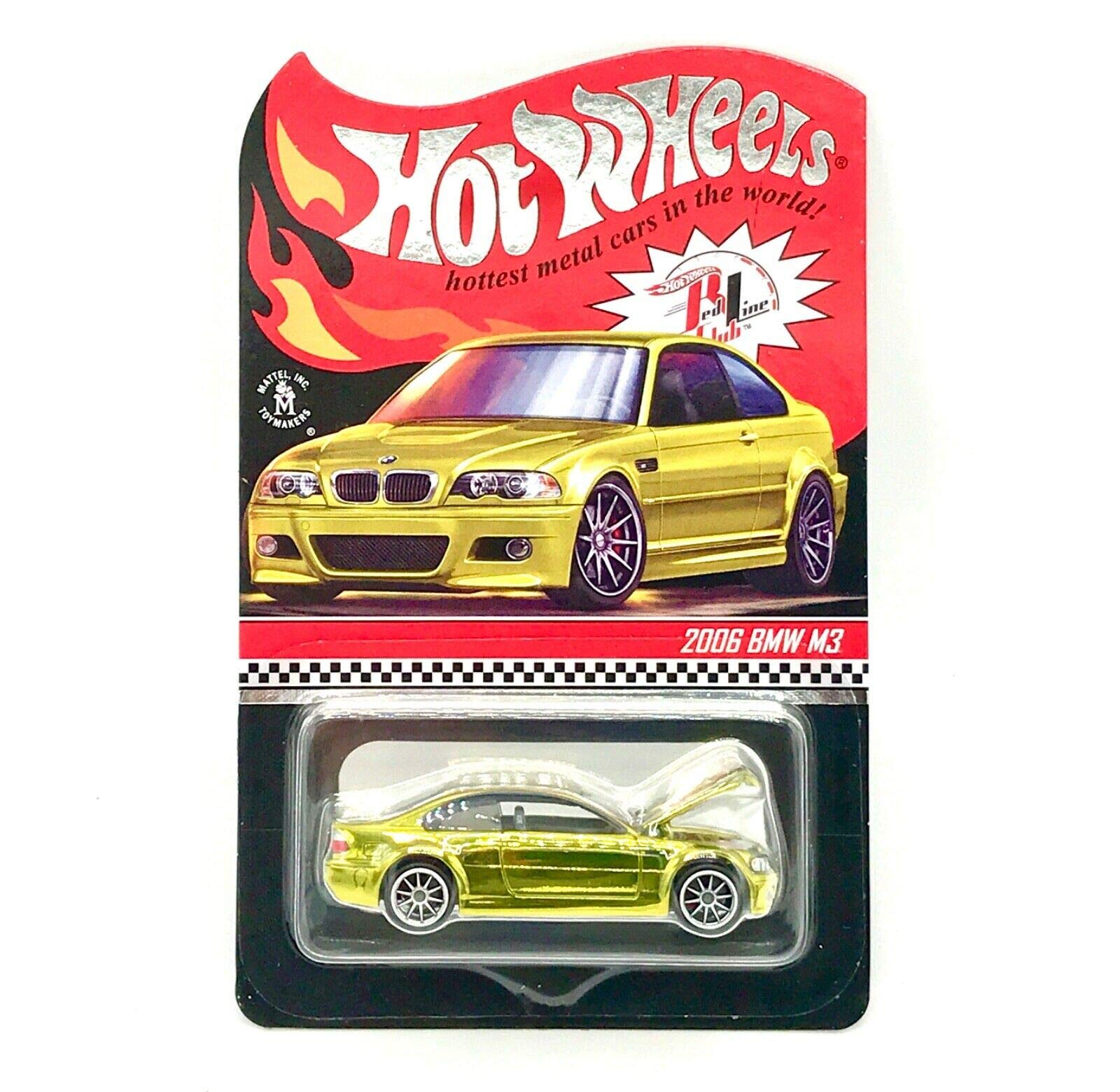 2020 Hot Wheels RLC Exclusive 1:64 Scale Die-Cast 2006 BMW M3 Gold Edition - Collectible Toy Car for Display, Racing Games & Gift Giving
