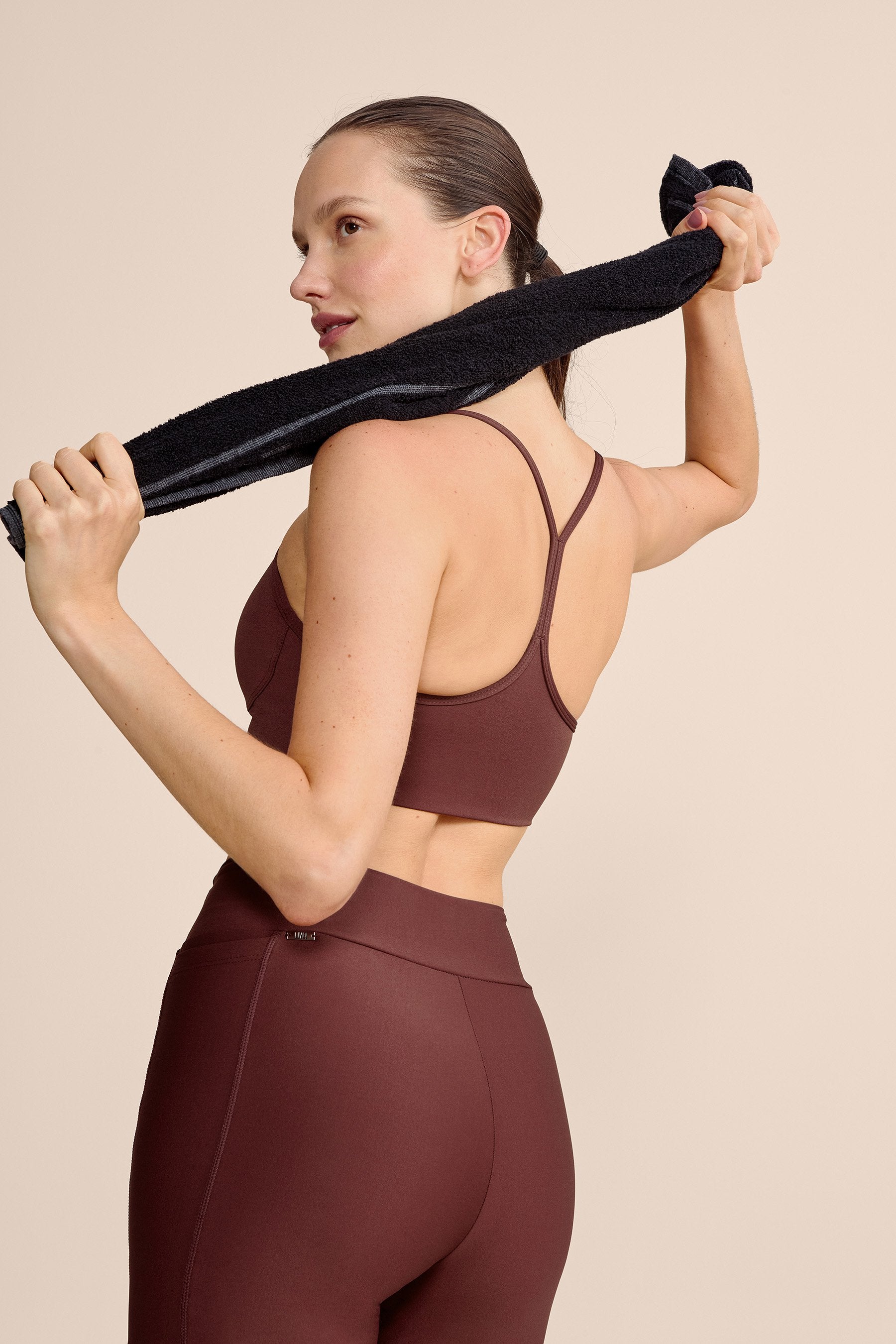 Premium Stripe Mystery Softness Sports Bra for Women - High Support Workout Top for Running, Yoga & Gym - Breathable & Comfortable Activewear