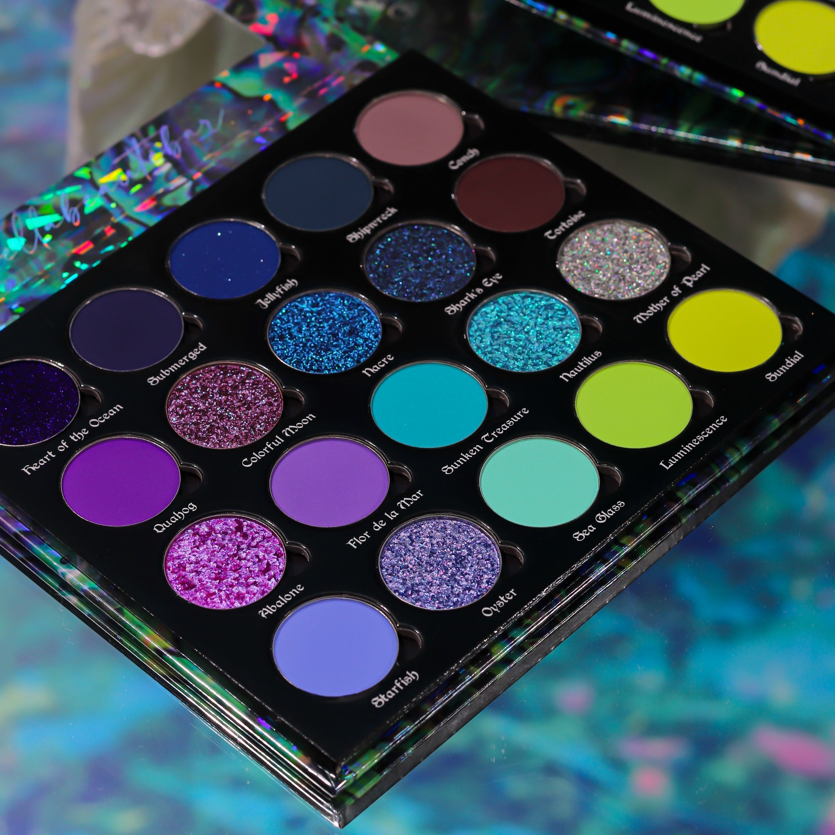 Ocean Jewel Eyeshadow Palette - 12 Vibrant Matte & Shimmer Shades for Stunning Eye Makeup | Perfect for Day & Night Looks, Parties & Special Occasions