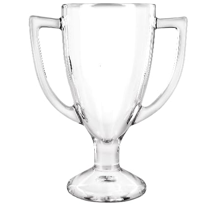 Custom Engraved 7-Inch Glass Trophy Award - Personalized Recognition Gift for Employees, Business Awards & Sports Achievements - Perfect for Corporate Events, Retirement Gifts & Championship Trophies