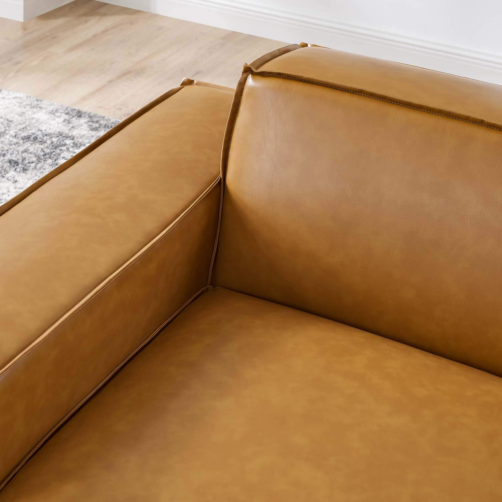 Modway Restore Vegan Leather Sectional Sofa - 40.5