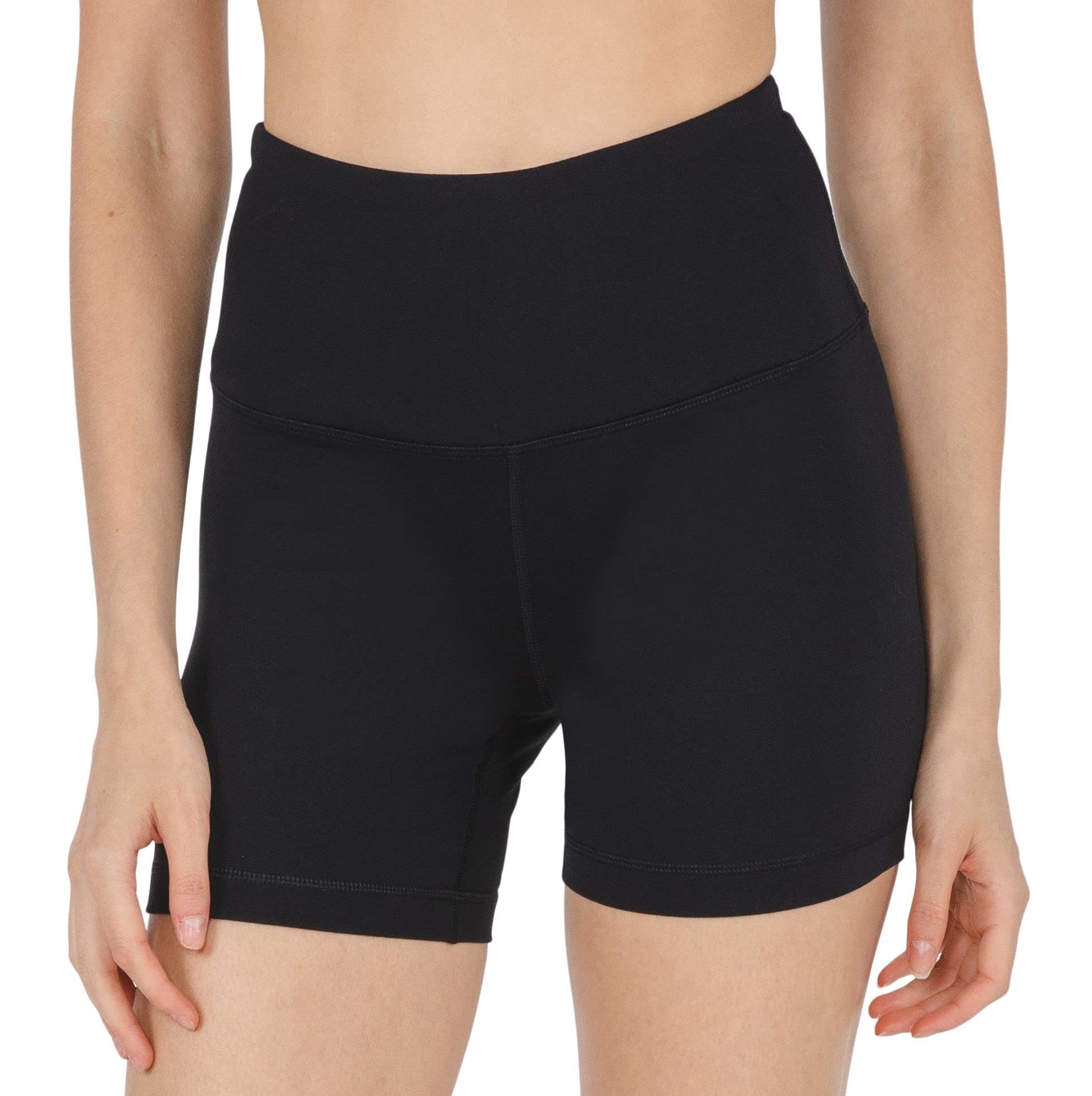 90 Degree By Reflex High Waisted Yoga Shorts for Women - Tummy Control Workout & Running Shorts - 2 Pack Power Flex Biker Shorts - Perfect for Gym, Yoga, Cycling and Everyday Wear