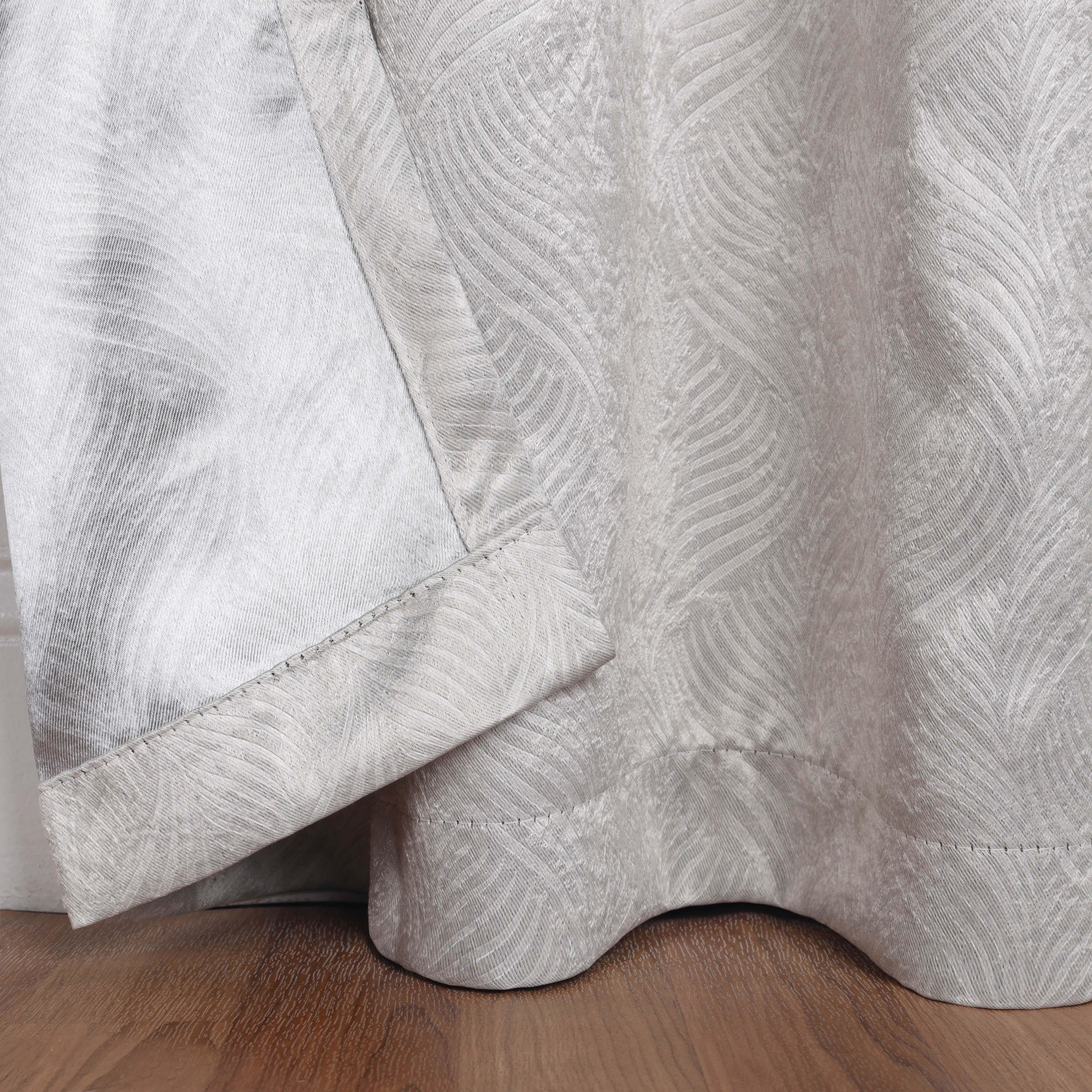 Waverly Thermal Blackout Grommet Curtains - 2-Panel Set (42 Inch) for Bedroom & Living Room Blackout Window Treatments
