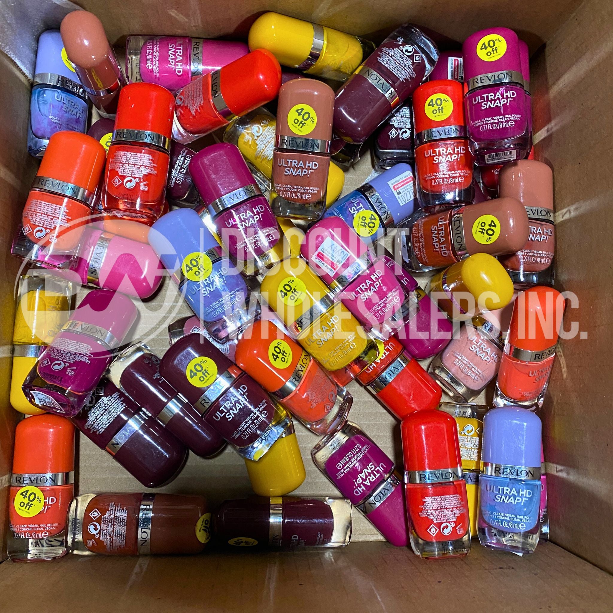 Revlon Ultra HD Snap! Nail Polish Set - 50 Pieces (0.27 Fl Oz Each) - Long Lasting, High Gloss Finish - Perfect for Manicures, Pedicures, Nail Art & Salon Use