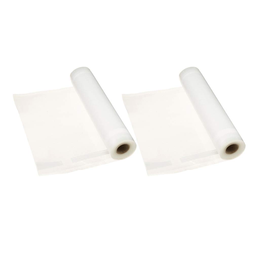 UPKOCH 2-Pack Disposable Vacuum Sealer Bags for Food Storage - 17x500cm Plastic Preservation Pouches for Vegetables, Fruits, Snacks & Candy | Airtight Kitchen Storage Solution for Meal Prep & Freezing
