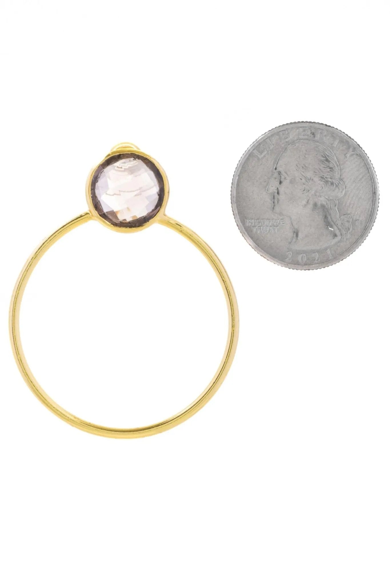 Gemstone Stud Hoop Earrings for Women - Dainty Gold/Silver Hoops with Natural Stones - Perfect for Everyday Wear, Gift Giving & Special Occasions