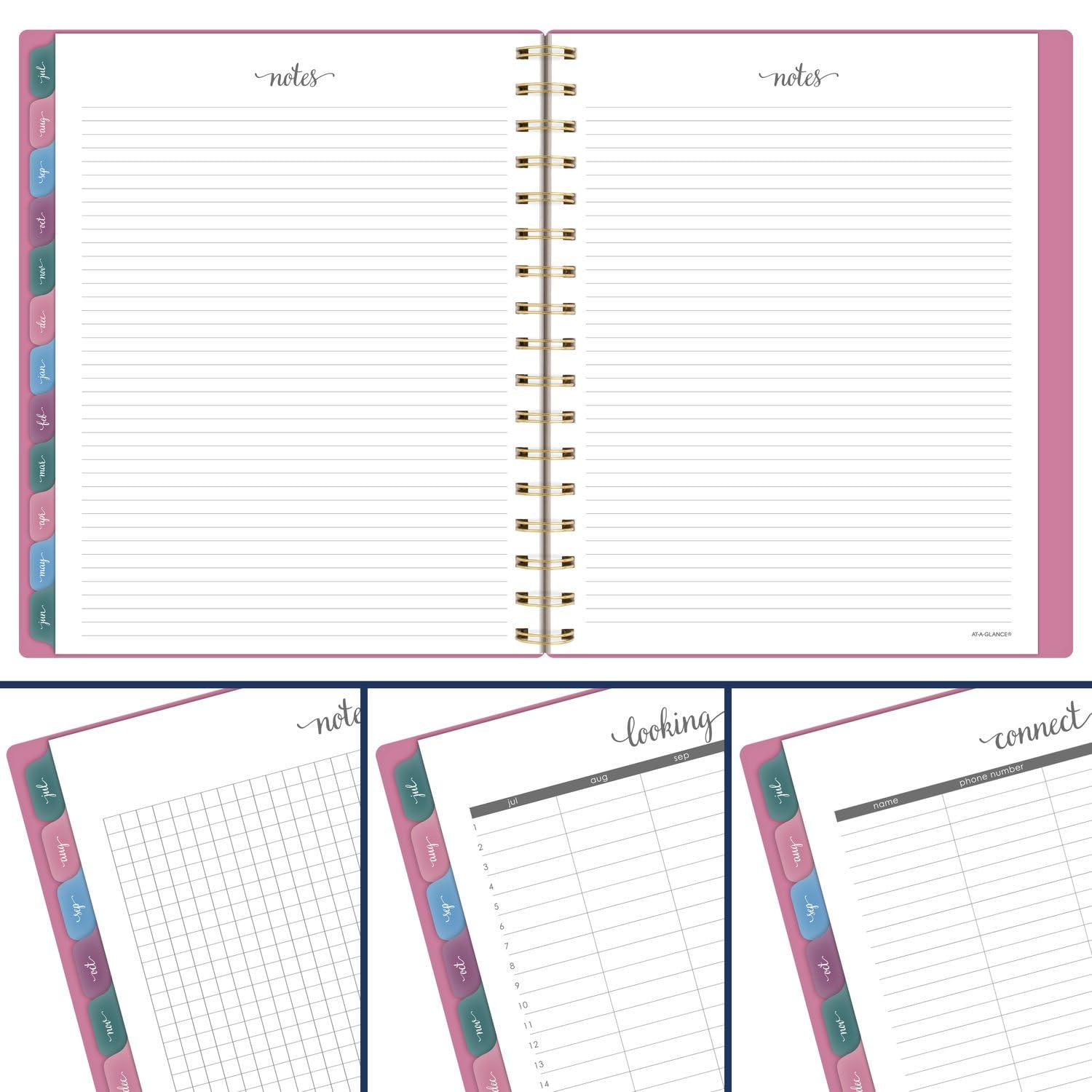 AT-A-GLANCE 2024-2025 Academic Planner - Weekly & Monthly Calendar, 7