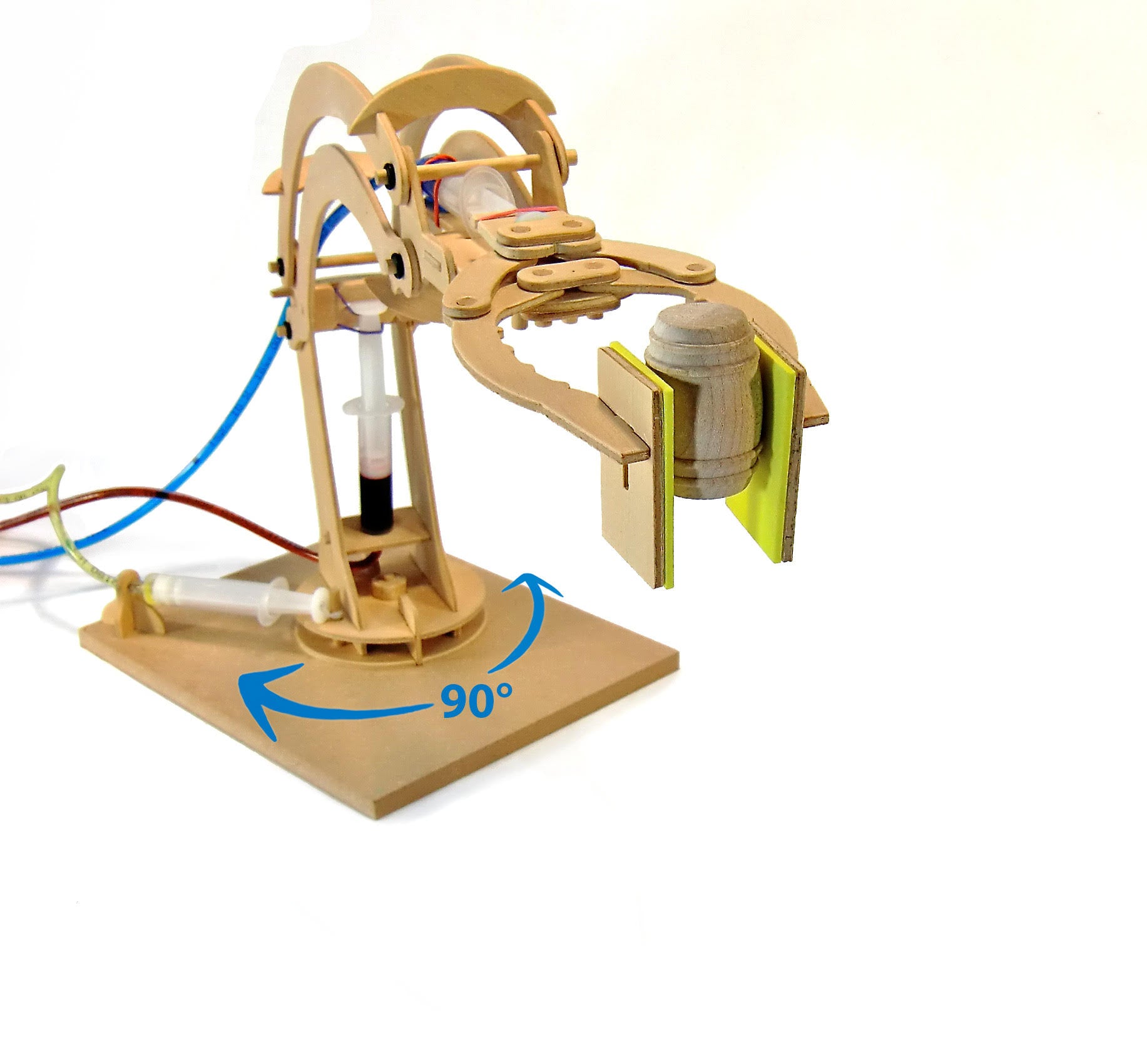 Hydraulic Robotic Arm Kit - DIY STEM Educational Toy for Kids & Adults | Perfect for Science Projects, Engineering Learning & Home Automation Experiments