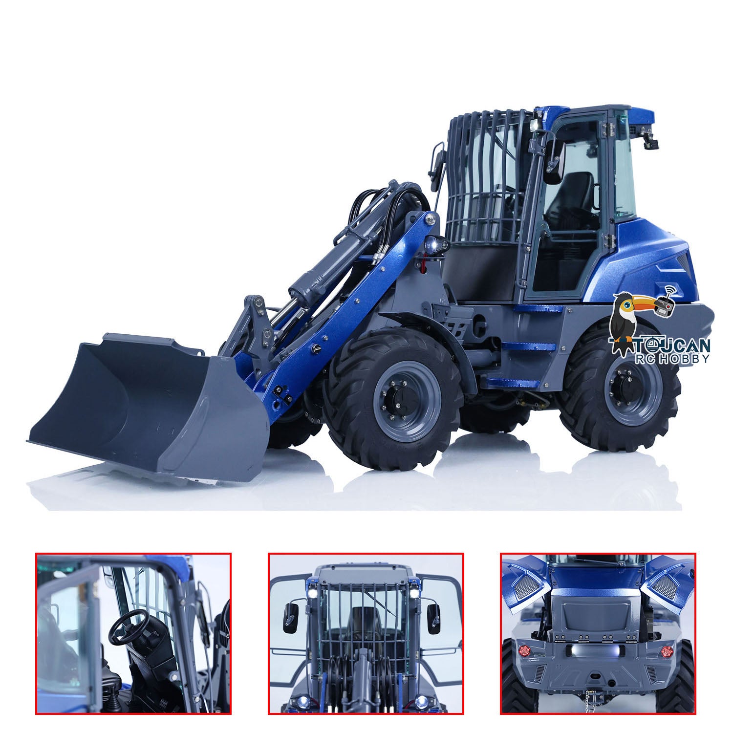 1:14 LESU Metal RC Hydraulic Loader - Remote Control Construction Vehicle with Realistic Simulation, MCL8 Model, Electric Engineering Toy for Adults & Kids | Perfect for Construction Site Play, Collecting, and STEM Learning