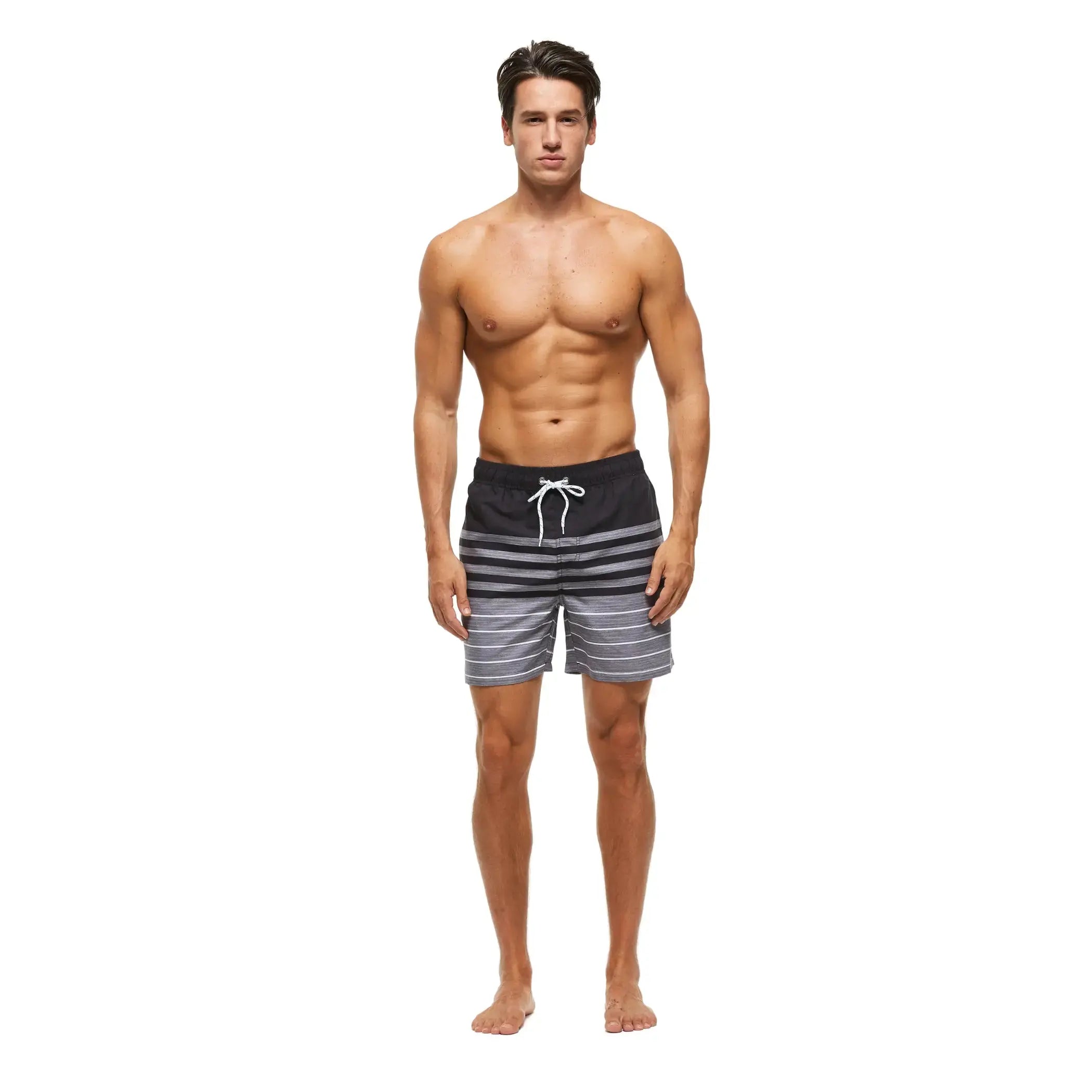 Men's Quick-Dry Swim Trunks with Stylish Print - Comfortable Beach Shorts for Swimming, Surfing & Summer Vacations