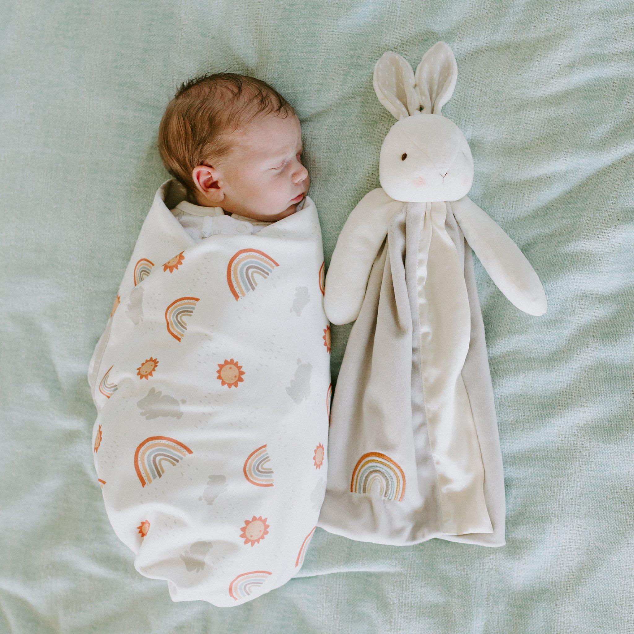Little Sunshine Buddy Blanket - Soft & Cozy Baby Security Blanket for Toddlers | Perfect for Naptime, Travel & Comfort